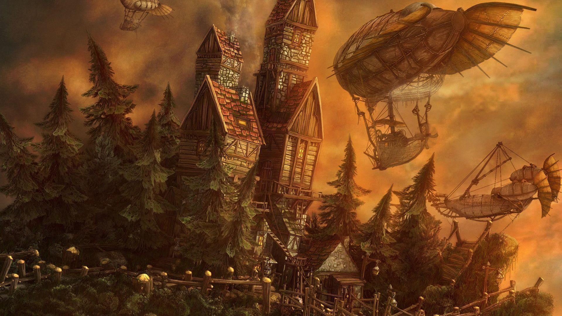 Wallpaper #5hkFF48BtGB6xQ78T25C45 Steampunk Wallpapers 1920x1080 Wallpaper Cave