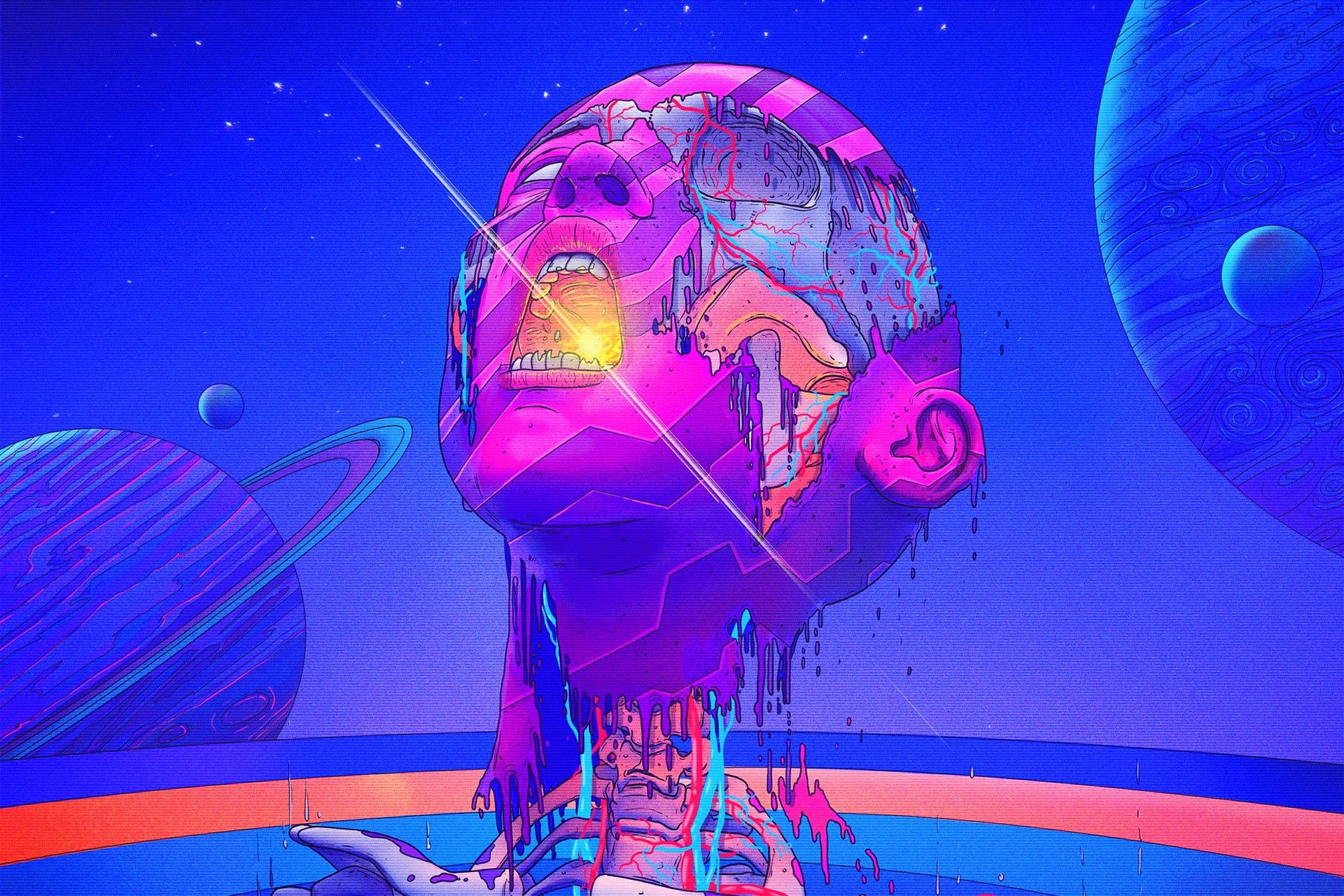 Wallpaper #4nPlf44BFI5NbQksLRcD8 Cyberpunk Skull Wallpapers Wallpaper Cave