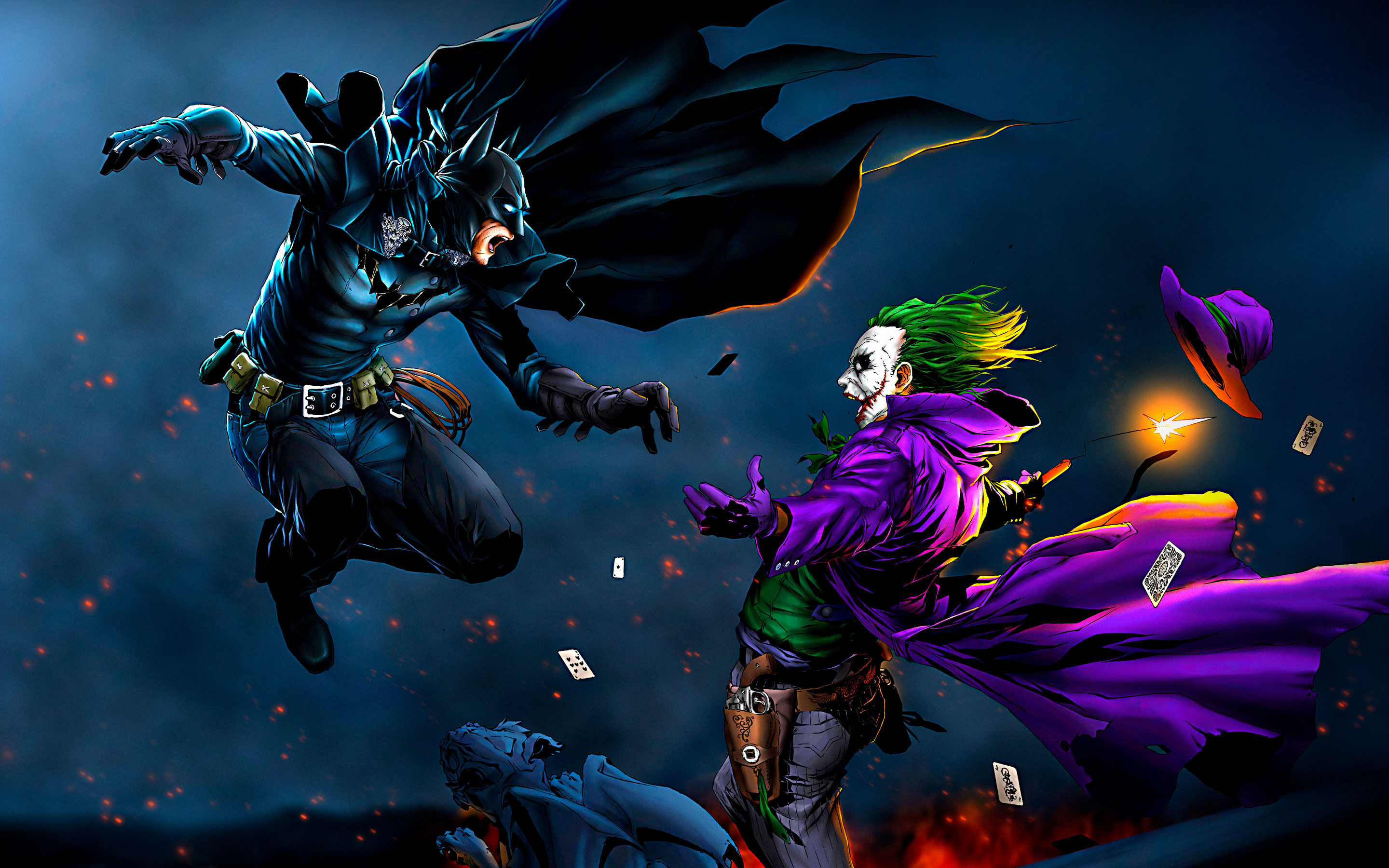 Wallpaper #CT8mPJMBLiIJ4c9O2pEq106 Batman vs Joker Computer Wallpapers Wallpaper Cave