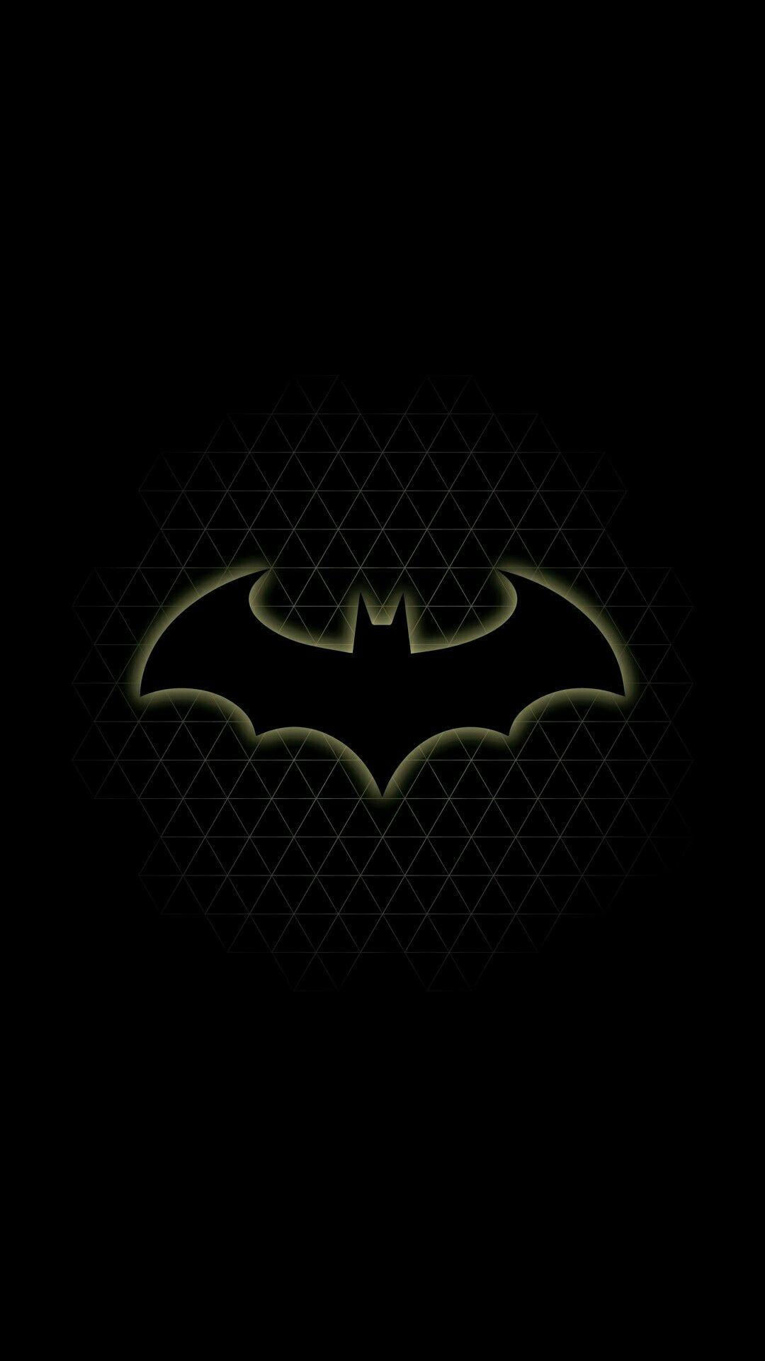 Wallpaper #A54C2 Batman Neon Glow 4K