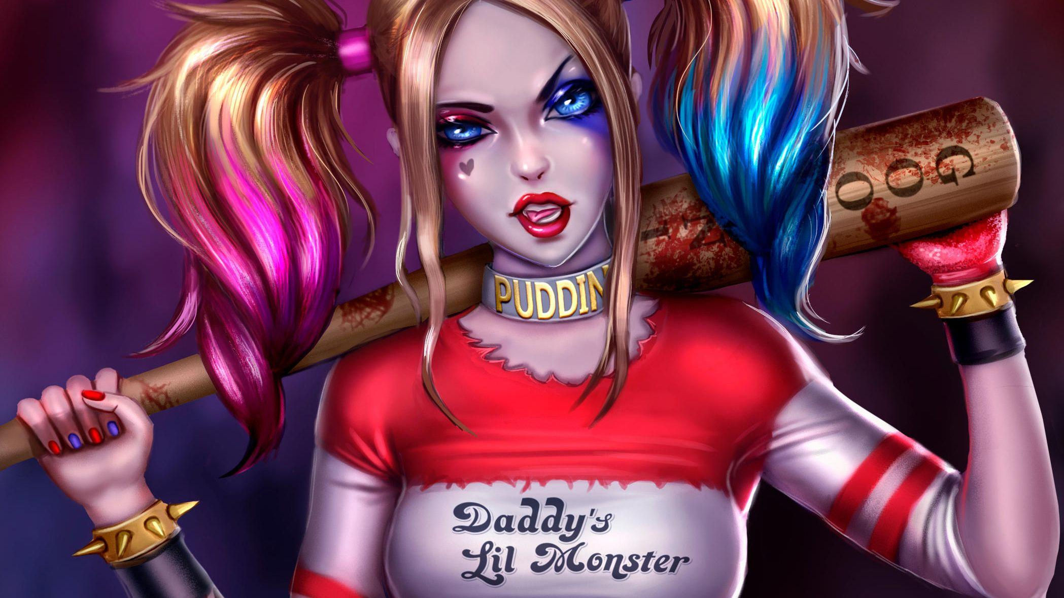 Wallpaper #YWcr-5IBSpphPi3-CZPD57 Harley Quinn Art Wallpapers Top Free Harley Quinn Art Backgrounds