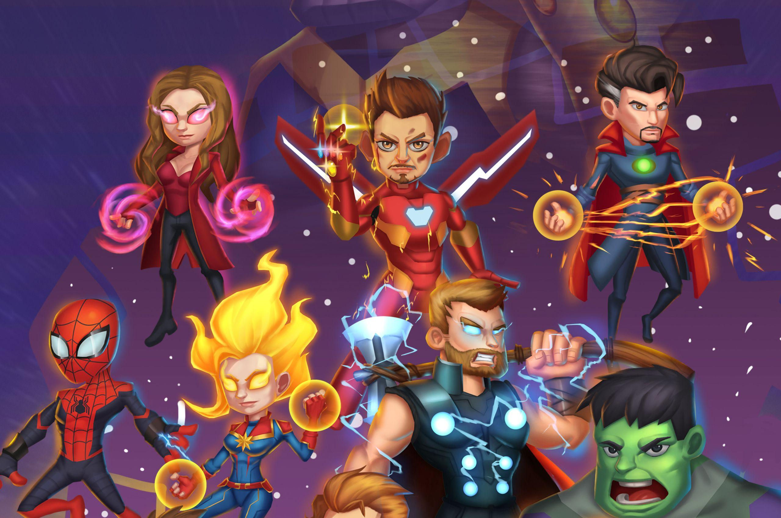 Wallpaper #r2jGFpMBSpphPi3-KwzW273 Chibi Avengers Wallpapers Top Free Chibi Avengers Backgrounds