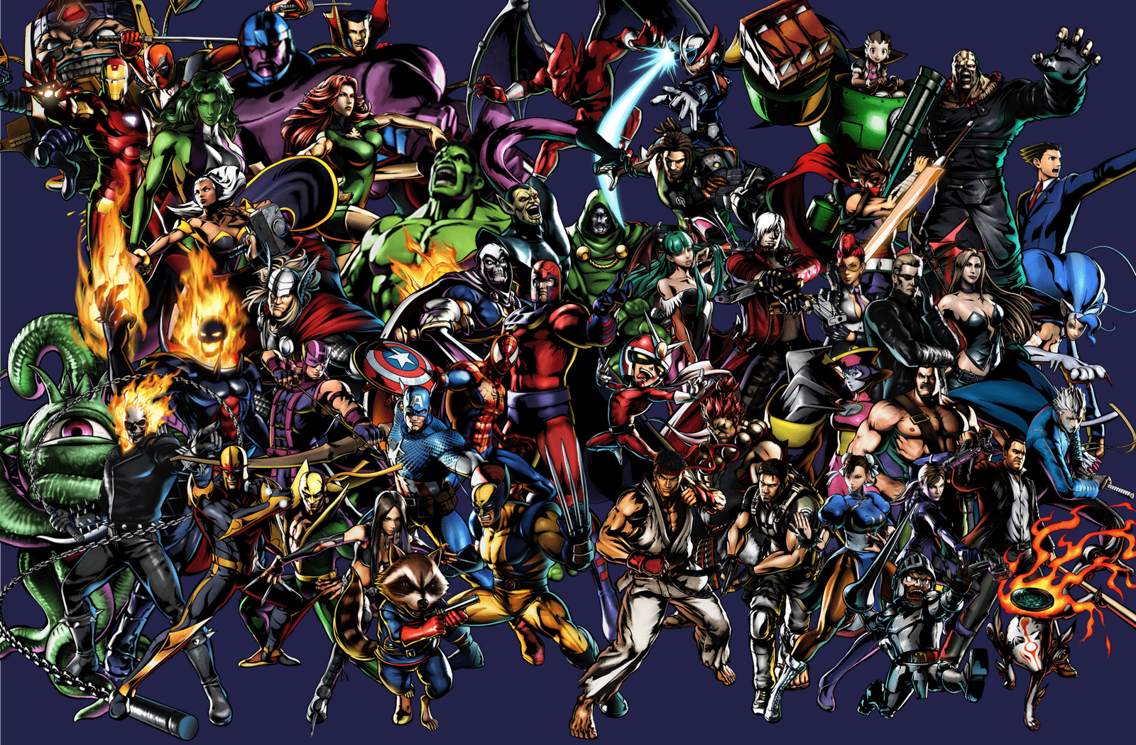 Wallpaper #n5wW4pIBZHQxiYarDb7d336 Marvel vs Capcom Wallpapers Top Free Marvel vs Capcom Backgrounds