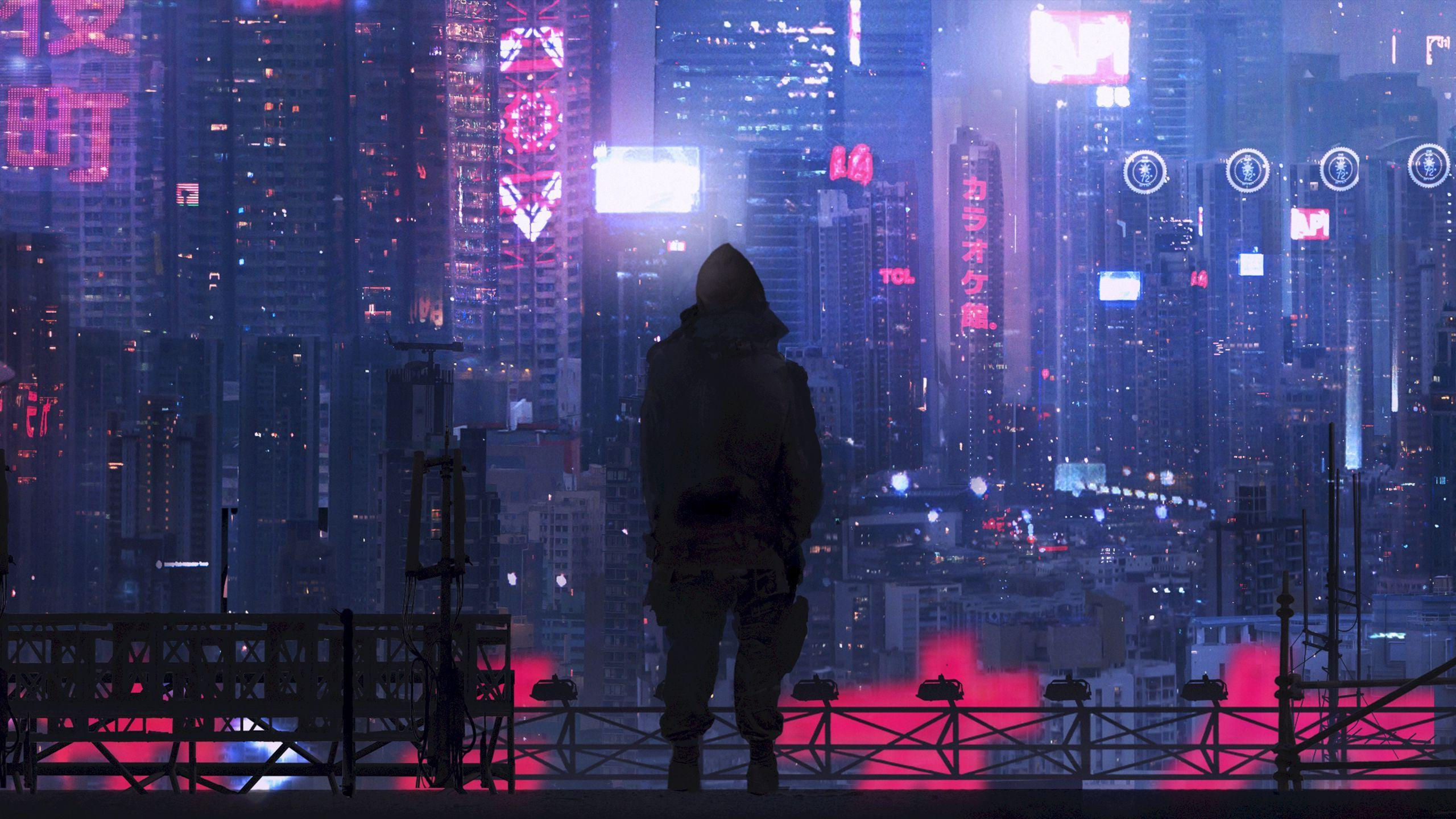 Wallpaper #LH2f9I4Bnwiau_P6BRBb4 Cyberpunk 2560x1440 Wallpapers Top Free Cyberpunk 2560x1440
