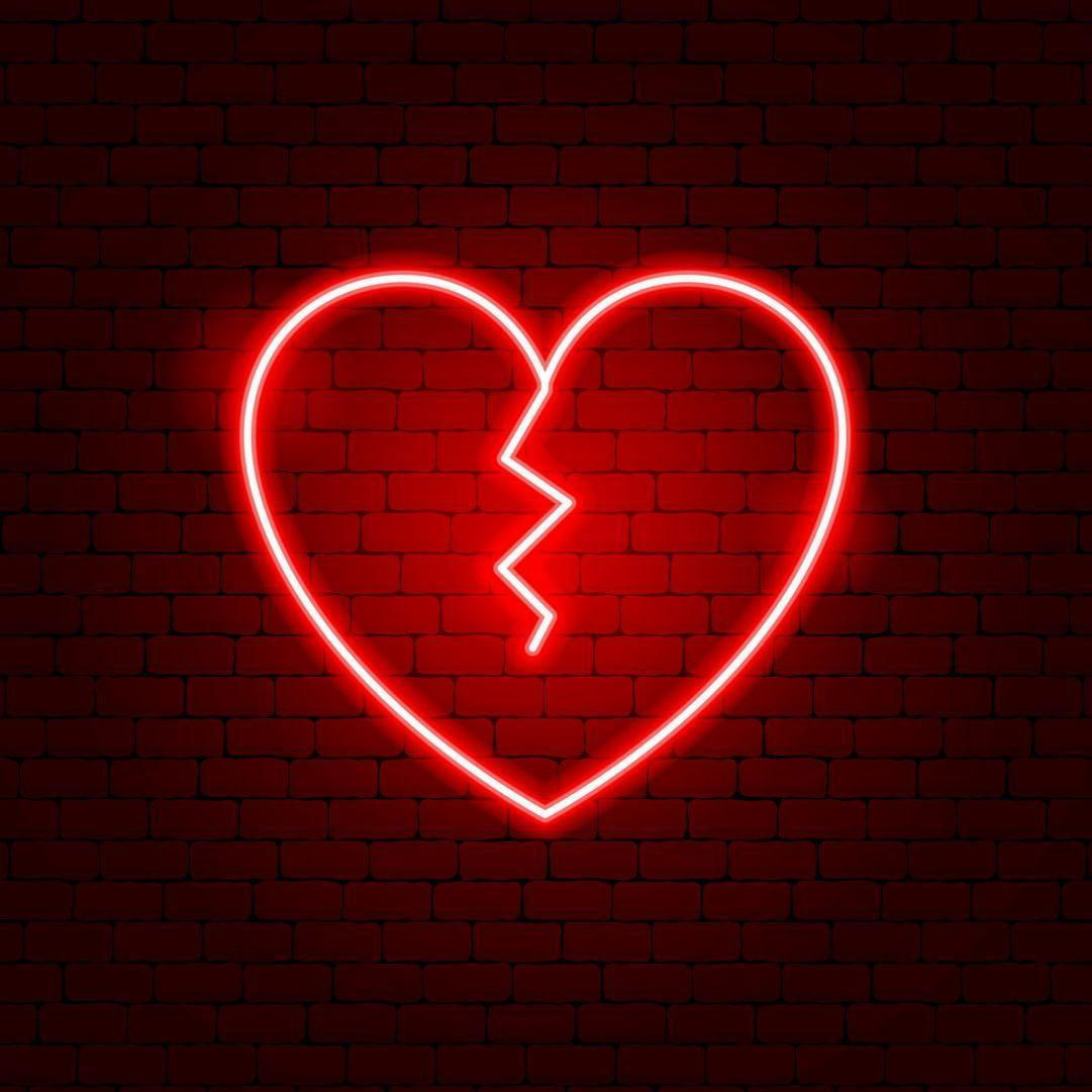 Wallpaper #t30P9I4Bnwiau_P6pg7_1 Broken Heart Neon Wallpapers Top Free Broken Heart Neon Backgrounds