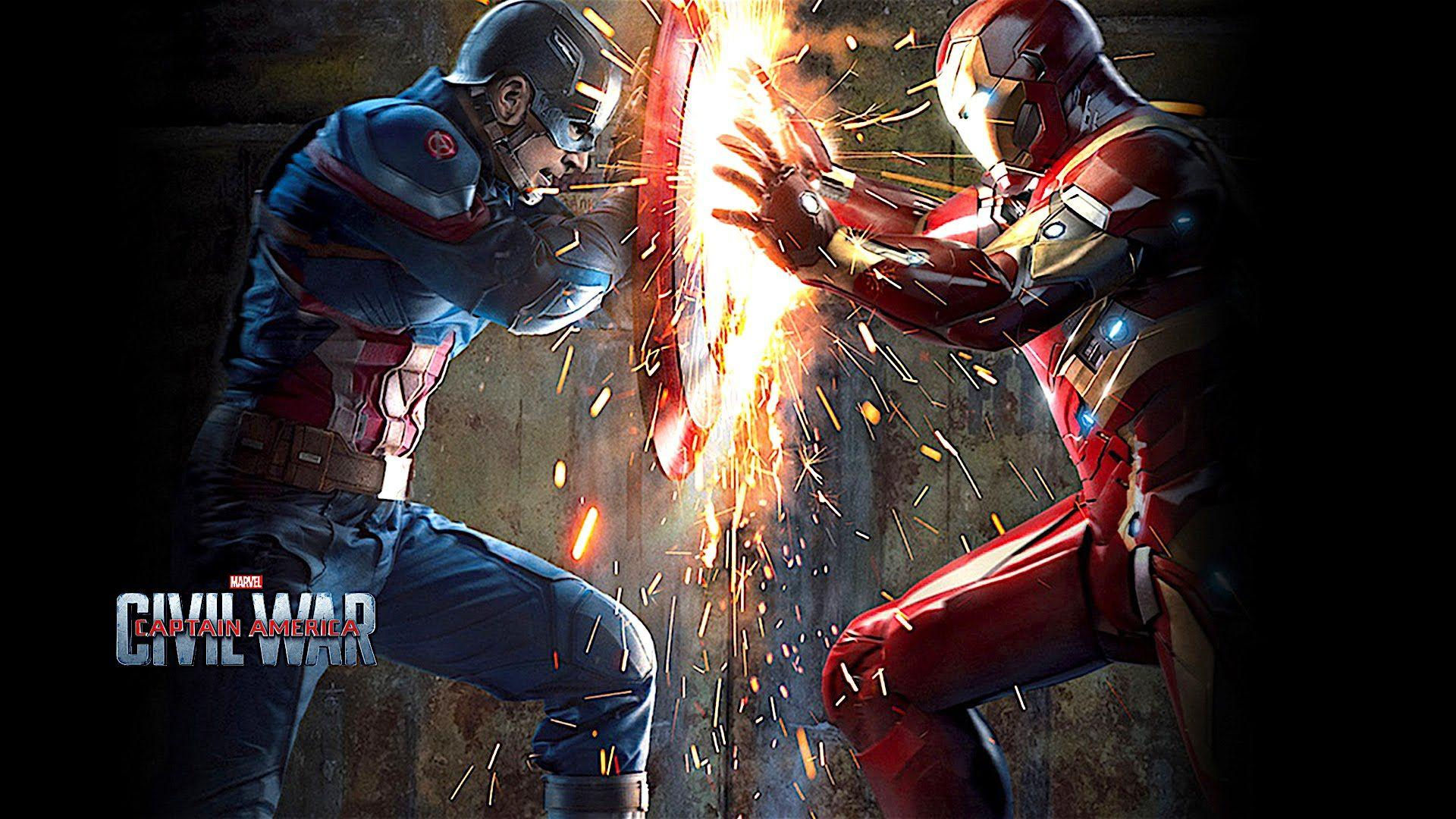 Wallpaper #b4659 Captain America vs Iron Man Comic 5K HD Superheroes 4K Wallpapers