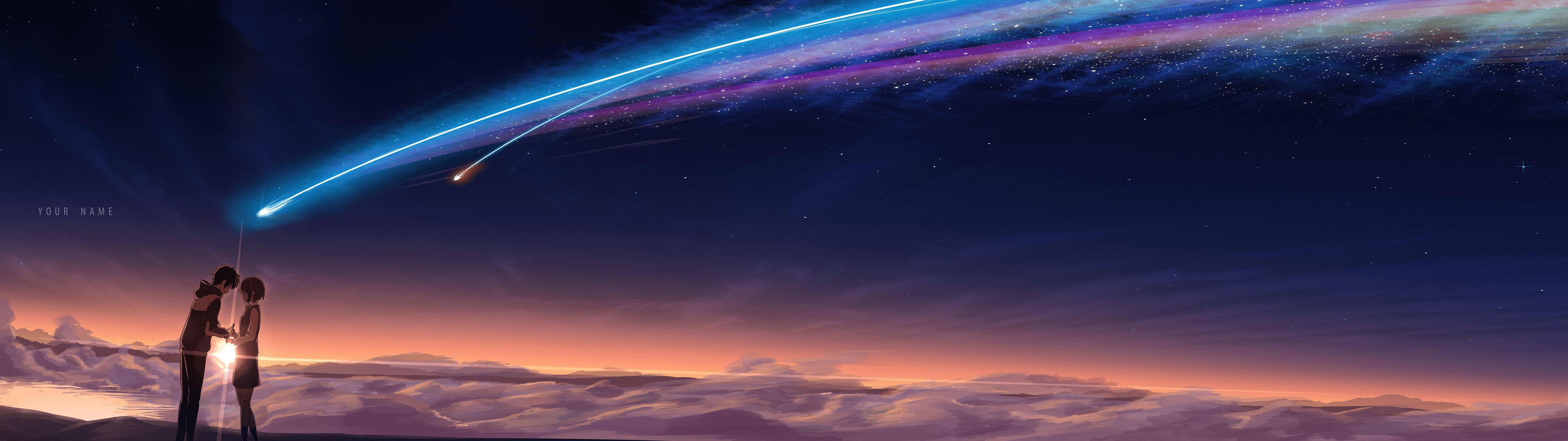 Wallpaper 442b3 Your Name Dual Screen Wallpapers Top Free Your Name Dual Screen HD Wallpaper 442b3