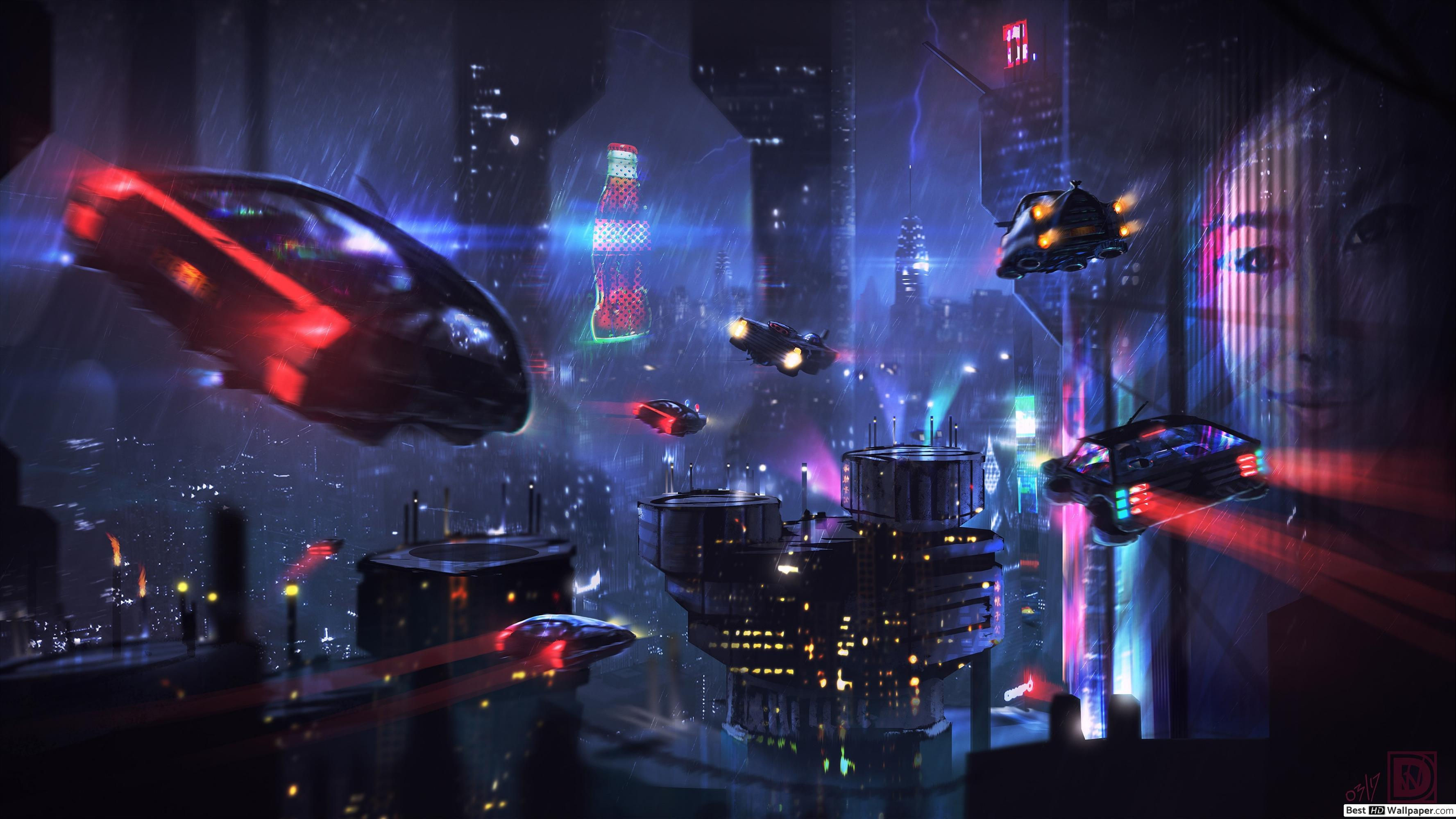 Wallpaper #m9daMpMB4Oq-IITvTzZ2115 Cyberpunk Cityscape Wallpapers Top Free Cyberpunk Cityscape