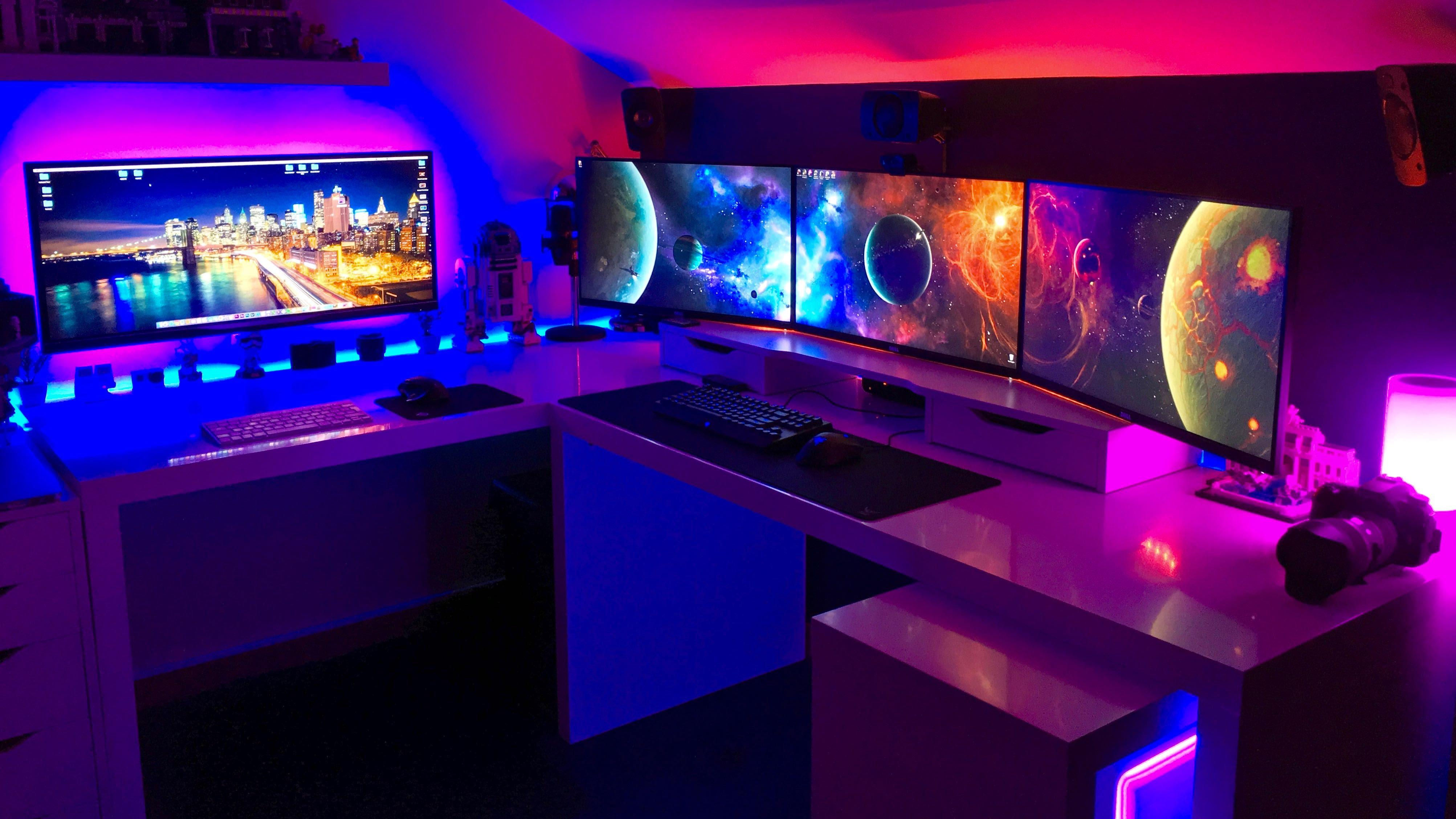 Wallpaper #MWcjC5MBSpphPi3-X9jd96 Gamer Room Wallpapers Top Free Gamer Room Backgrounds Wallpaperaccess