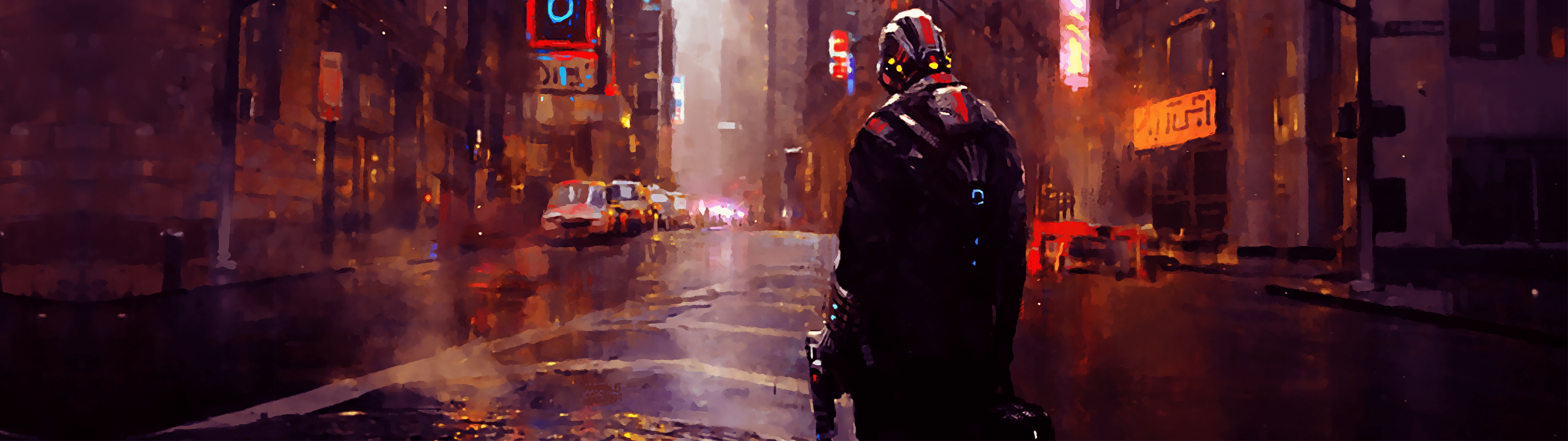 Wallpaper #aUUhlI4B7YBJg1BVYp8S35 Cyberpunk Dual Screen Wallpapers Top Free Cyberpunk Dual Screen