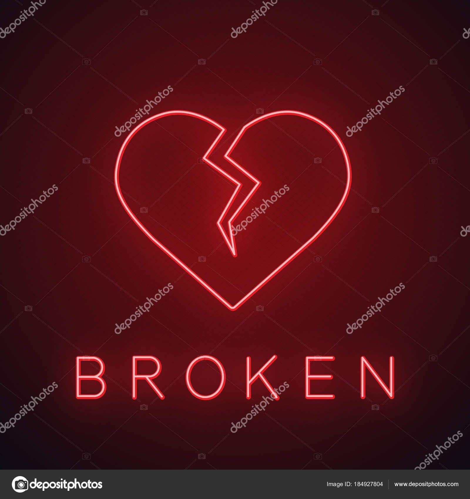Wallpaper #t30P9I4Bnwiau_P6pg7_10 Broken Heart Neon Wallpapers Top Free Broken Heart Neon Backgrounds