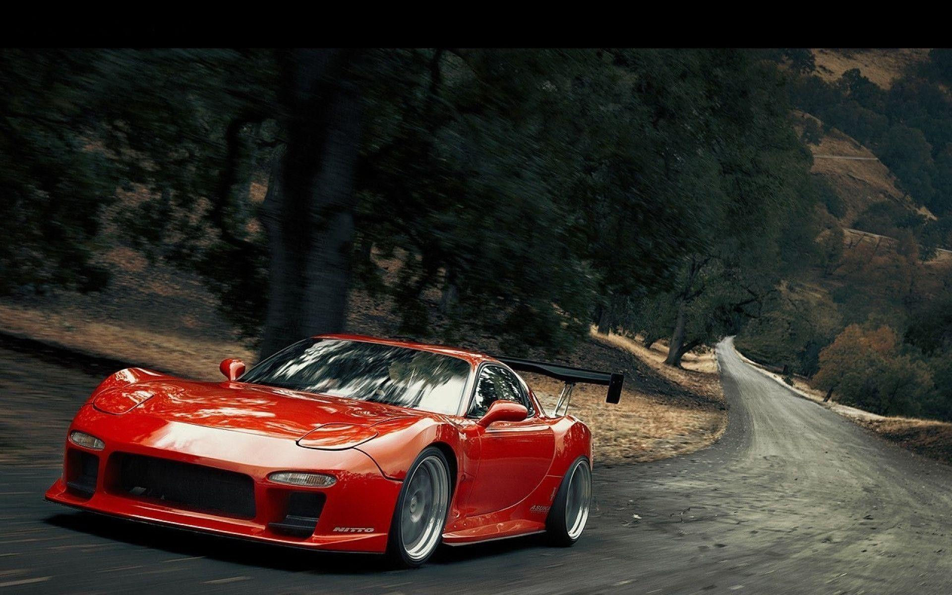 Wallpaper #3520E 1920x1080 Mazda Rx7 Digital Artwork 4K Laptop Full HD 1080p HD 4K