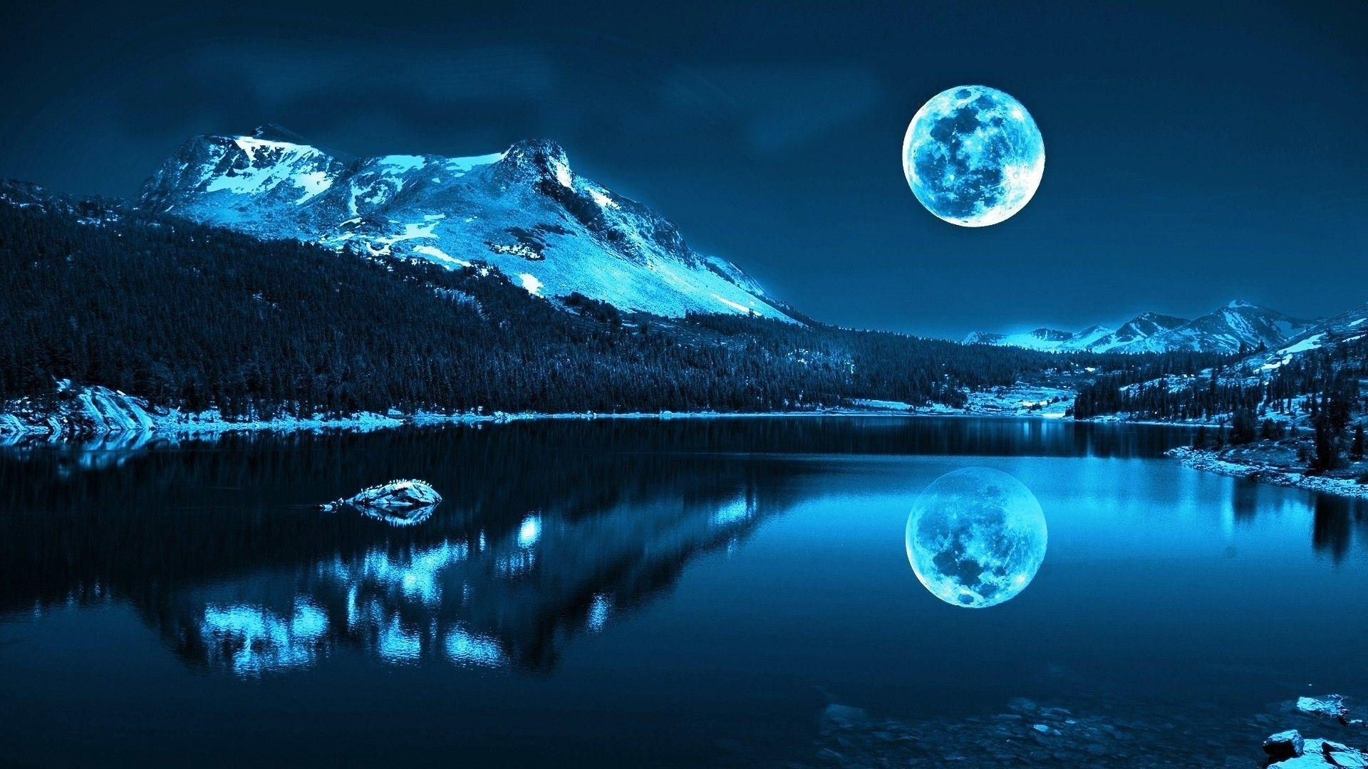Wallpaper #aTGdNZMB5zzyi_yYVFcm282 Blue Moon Mountain Wallpapers Top Free Blue Moon Mountain Backgrounds