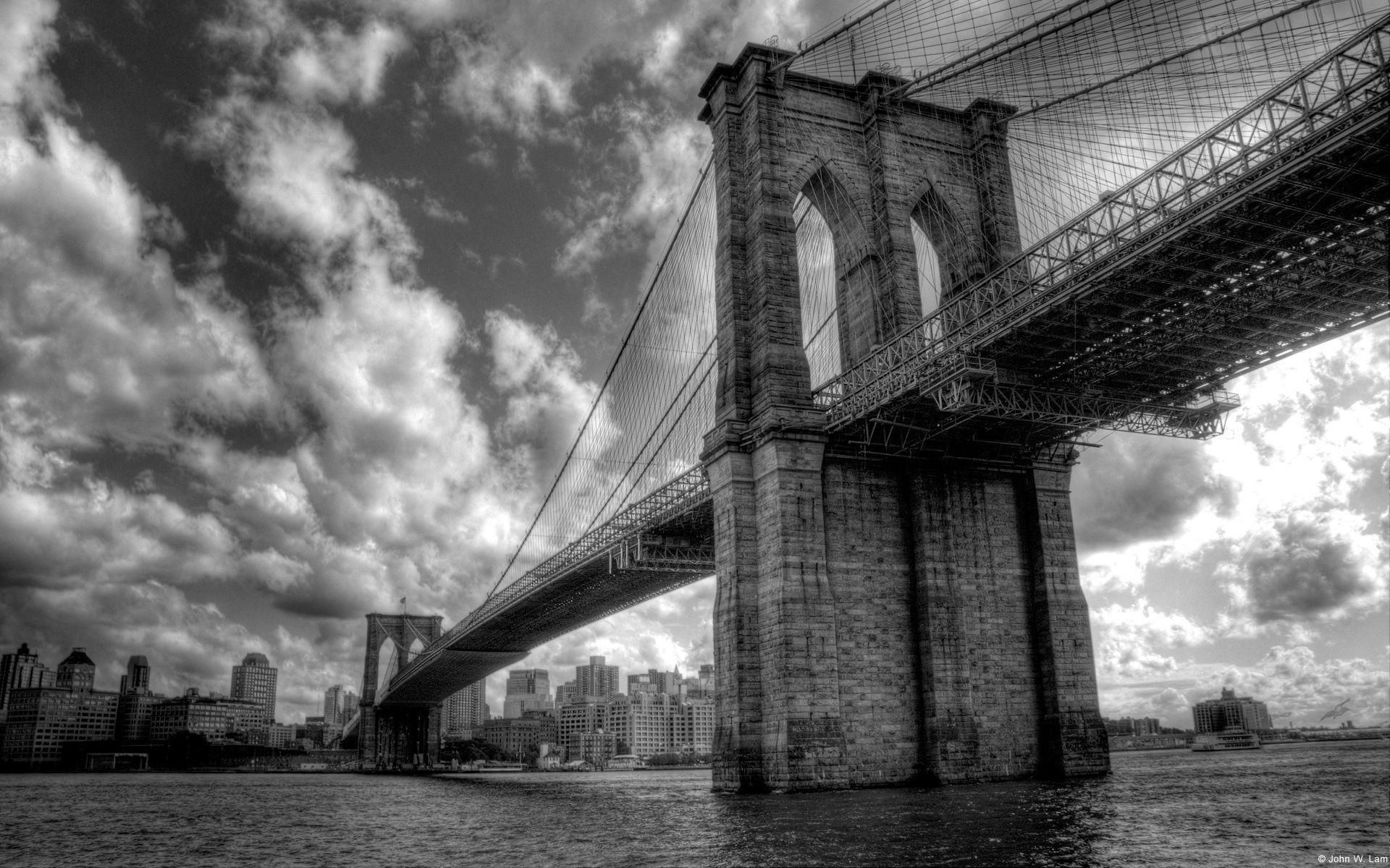 Wallpaper #66e34 Brooklyn Bridge in New York the Iconic Crossing Between Manhattan and