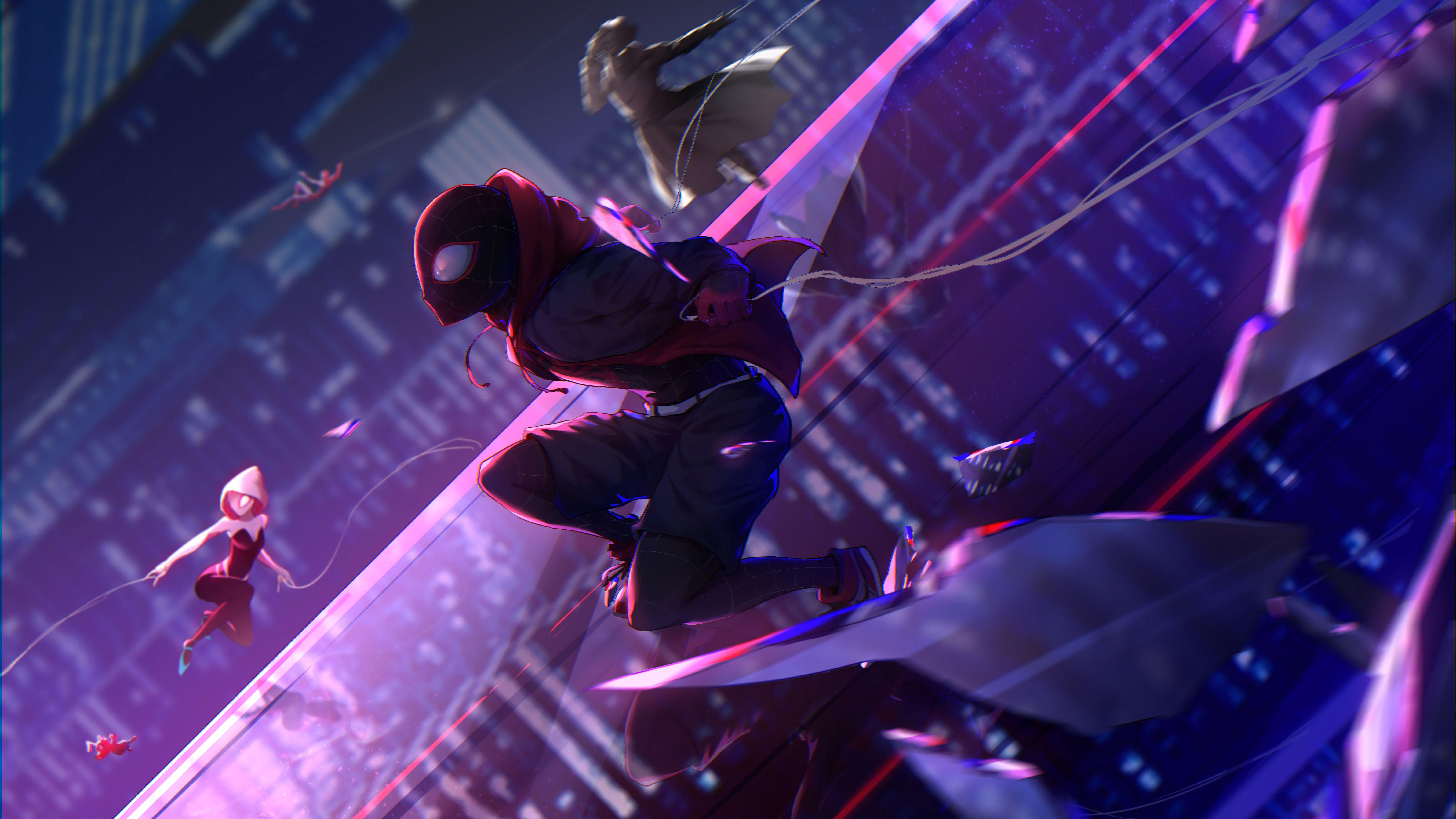 Wallpaper #YxlLDo8BtGB6xQ78WFns16 Spider Man into the Spider Verse 4K Wallpapers Top Free Spider Man