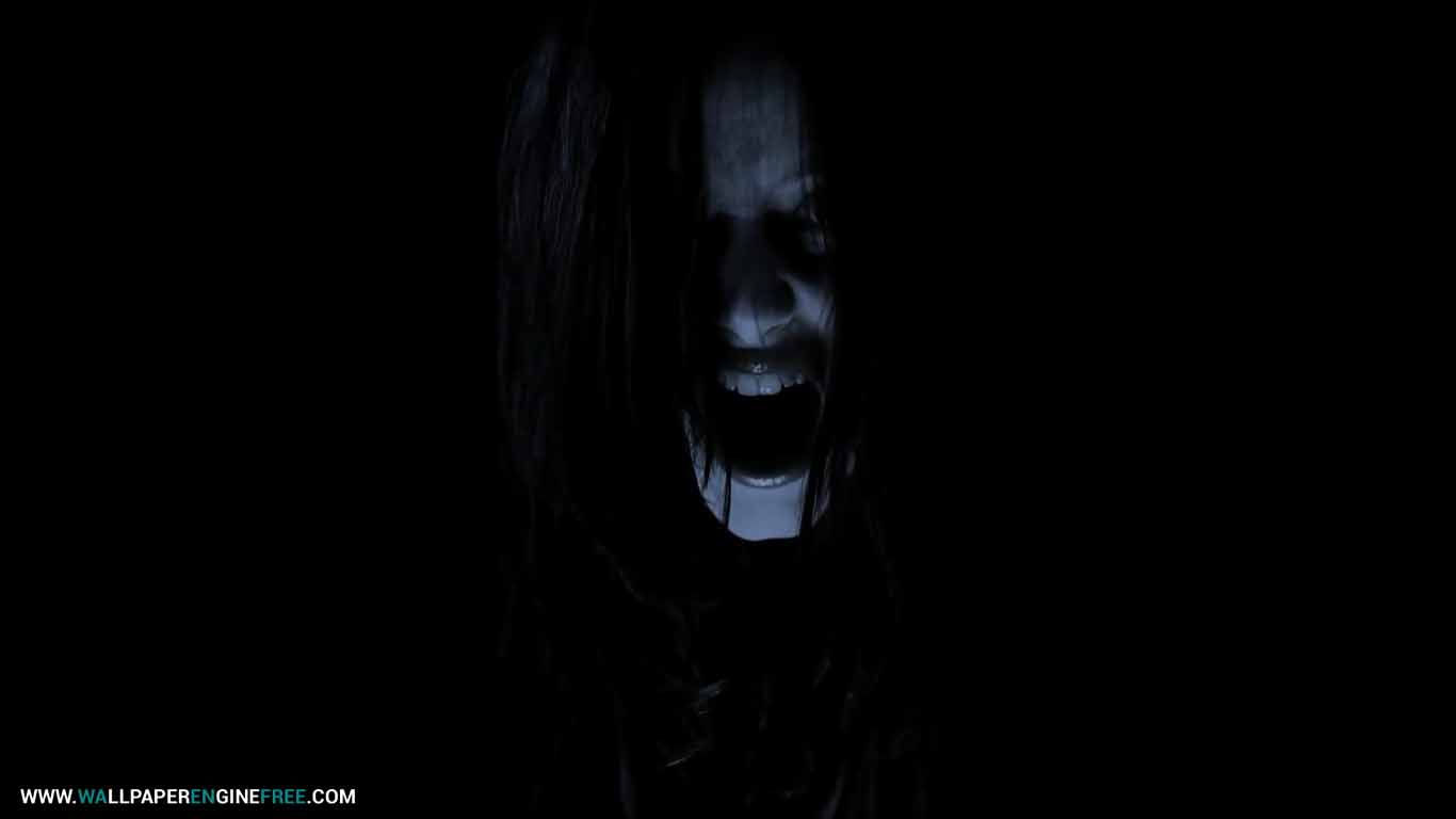 Wallpaper #3421C Wallpaper Horror Face