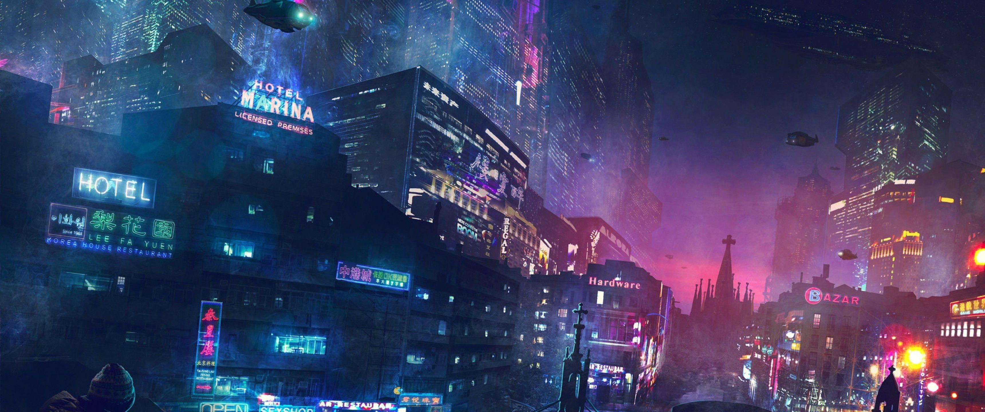Wallpaper #6UUnk44B7YBJg1BVHZ4_51 Cyberpunk 3440x1440 Wallpapers Top Free Cyberpunk 3440x1440