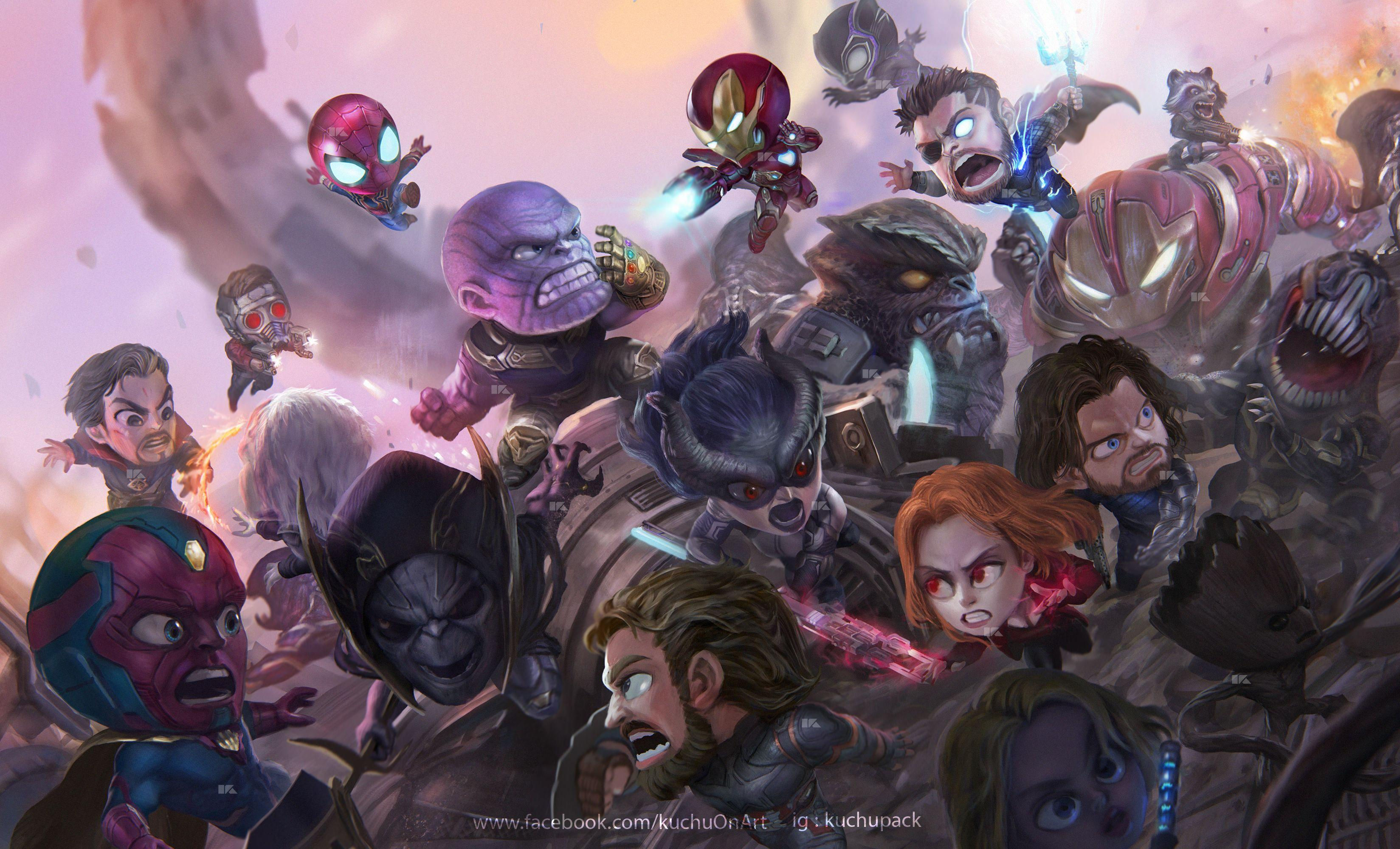 Wallpaper #r2jGFpMBSpphPi3-KwzW45 Marvel Chibi Wallpapers Top Free Marvel Chibi Backgrounds