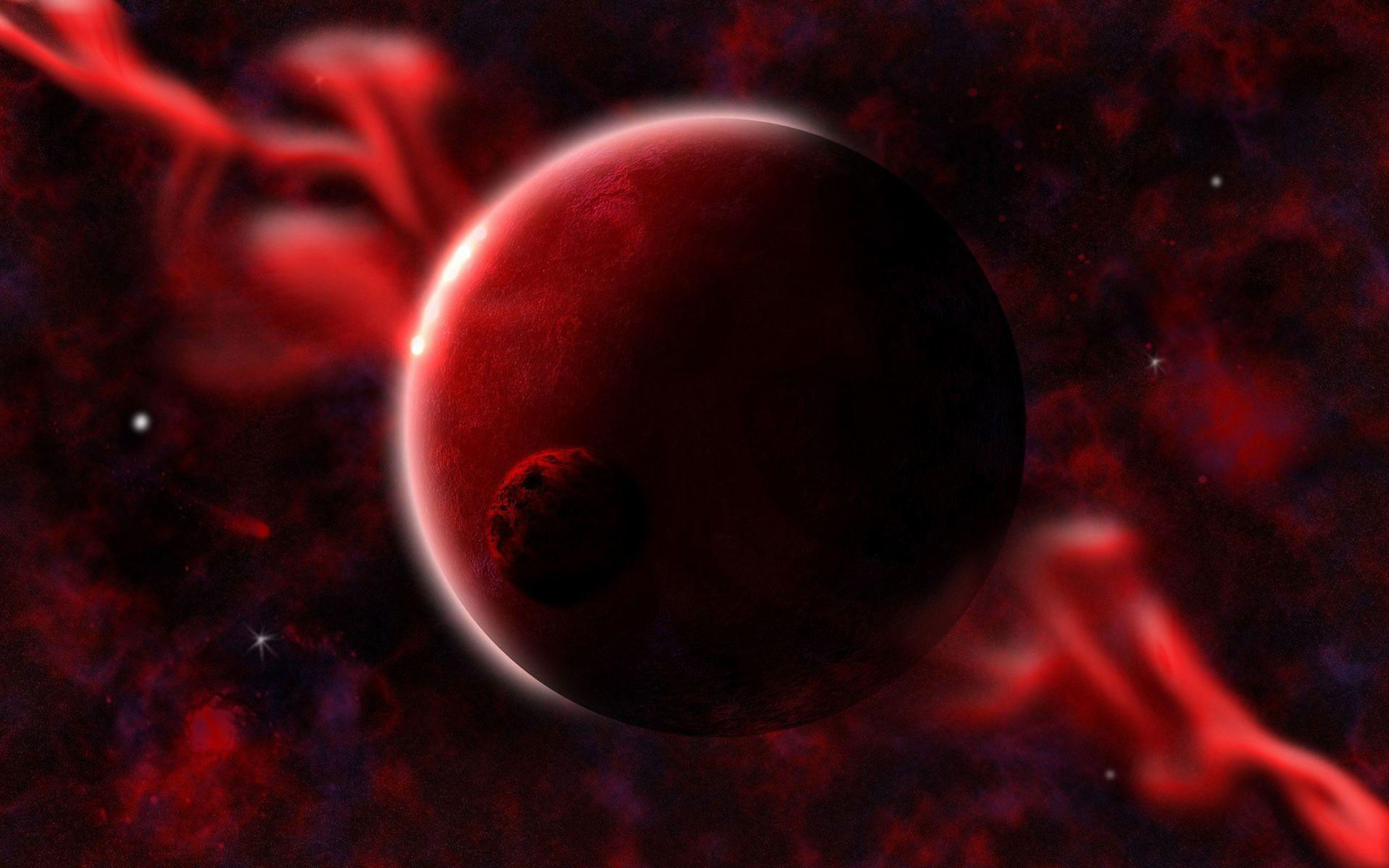 Wallpaper #OmfN_5IBSpphPi3-maSw245 Red and Black Space Wallpaper