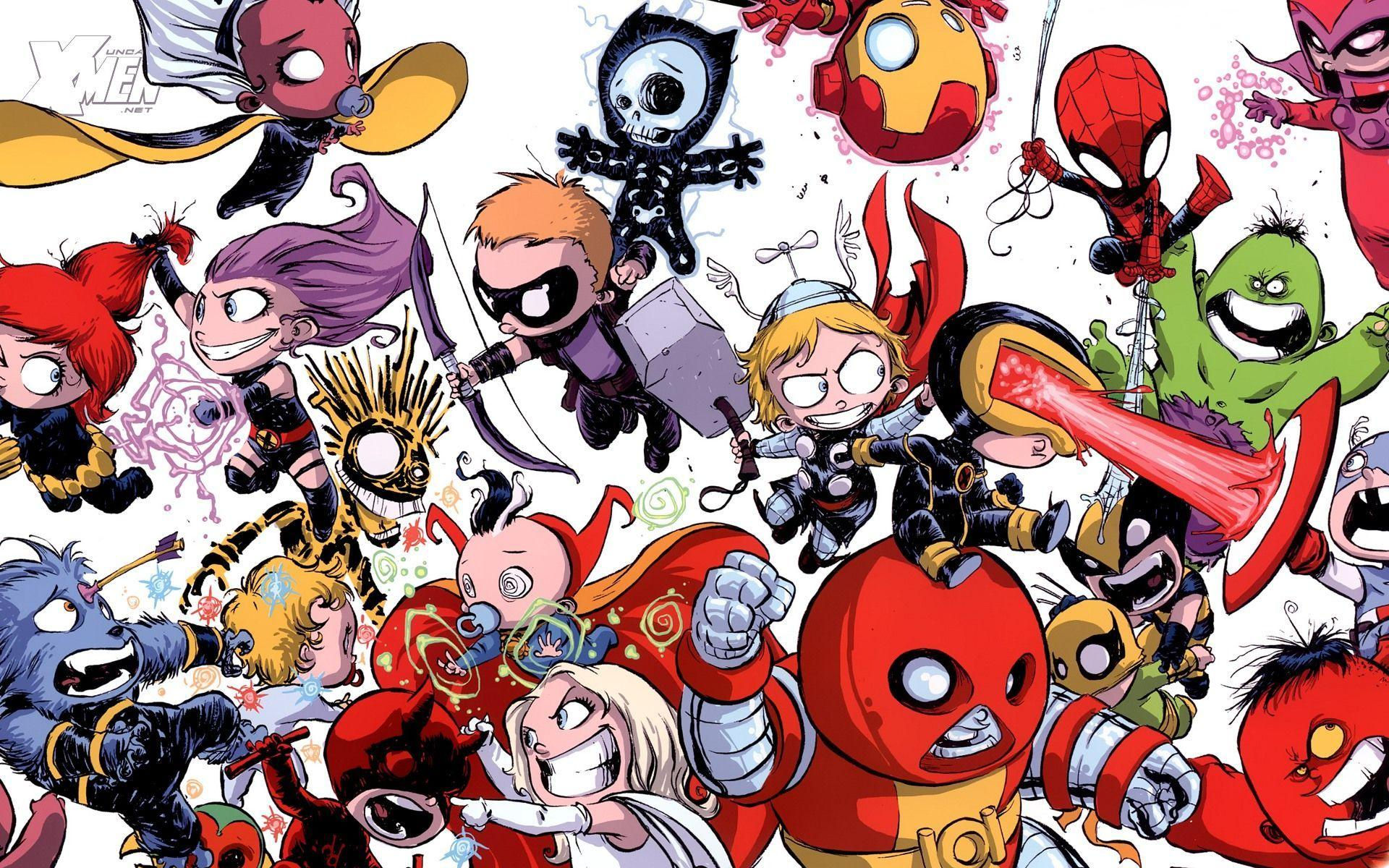 Wallpaper #r2jGFpMBSpphPi3-KwzW29 Chibi Marvel Wallpapers Top Free Chibi Marvel Backgrounds