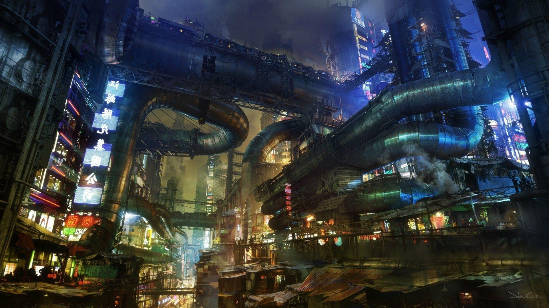 Wallpaper #4wBy1Y4BSdW8dNouAQms30 Cyberpunk Backdrop