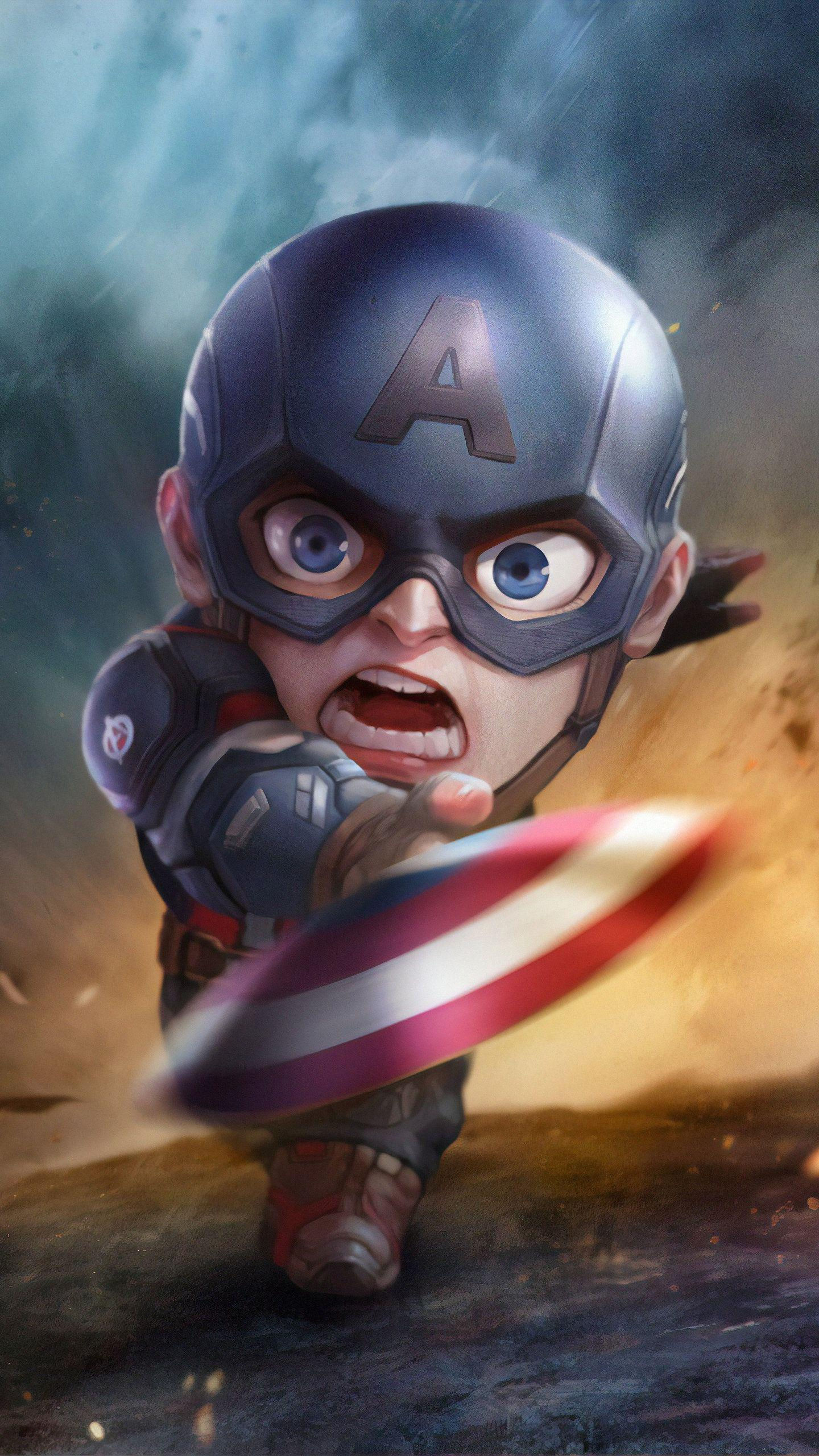 Wallpaper #Un0z844Bnwiau_P6ZQx712 Chibi Captain America Wallpapers Top Free Chibi Captain America