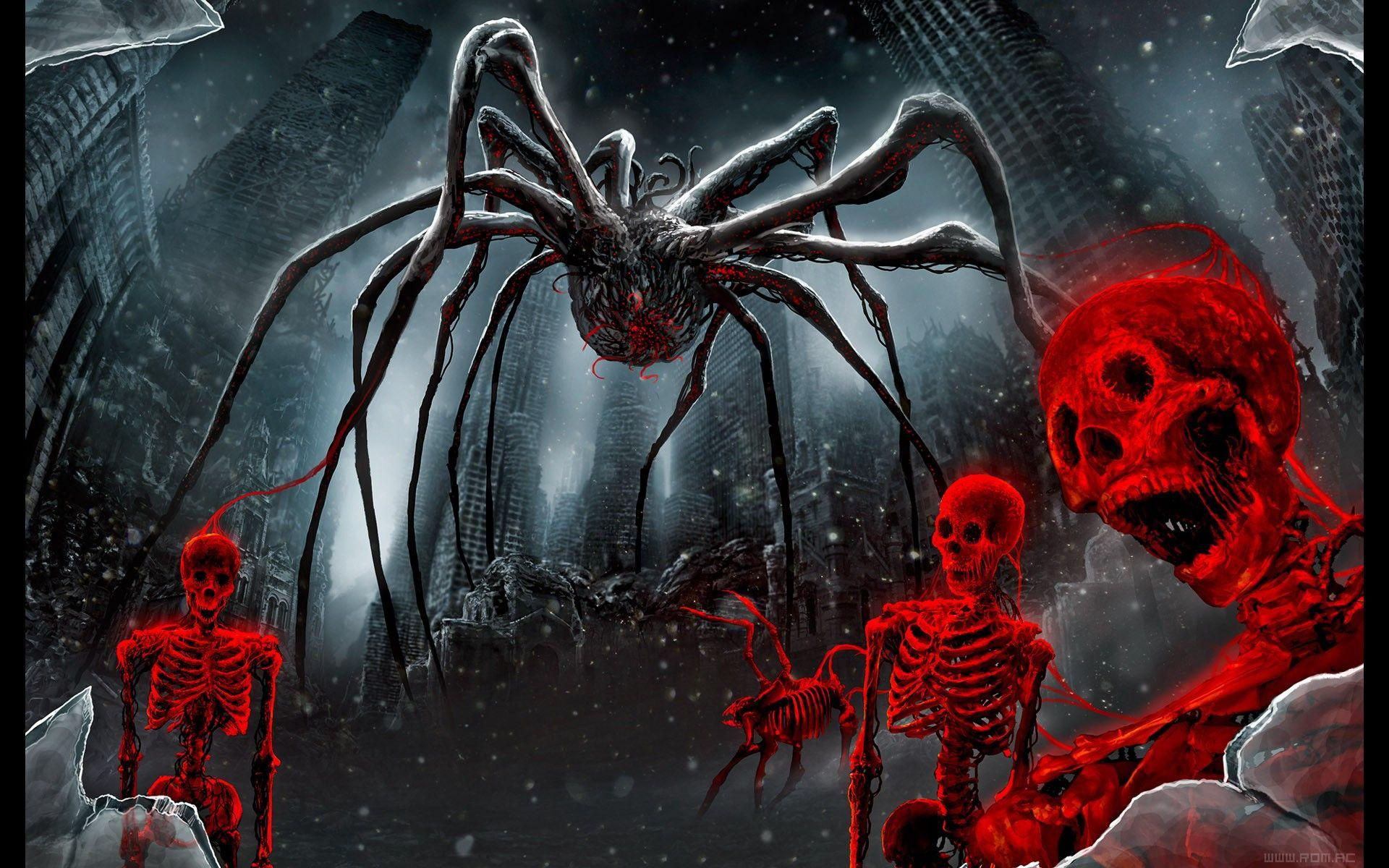 Wallpaper #mWf1-JIBSpphPi3-LItN356 Giant Spider Fantasy Art Img Bachue