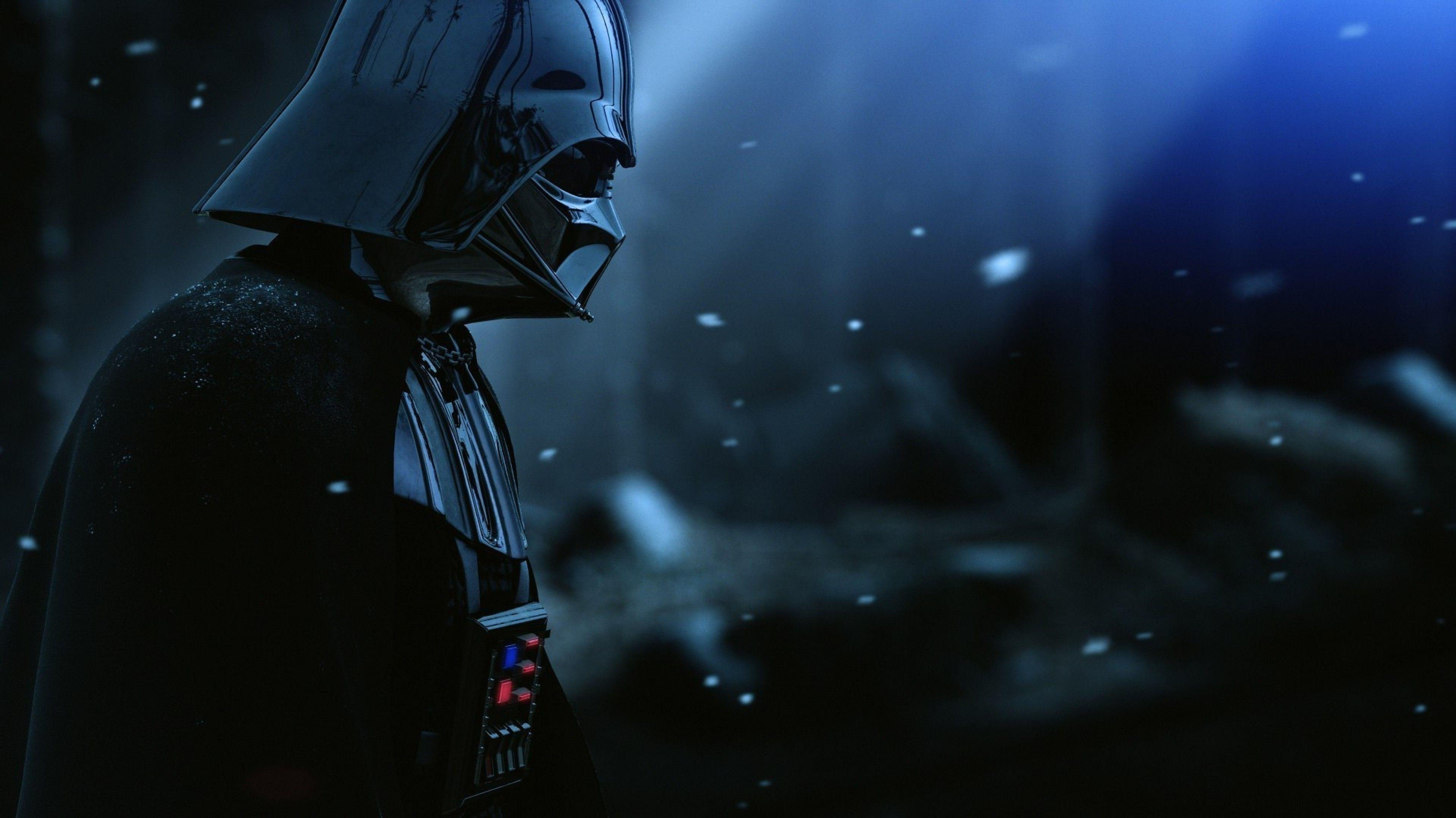 Wallpaper #428C2 Darth Vader, the Iconic Villain from Star Wars, Depicted in a Stunning Digital Art