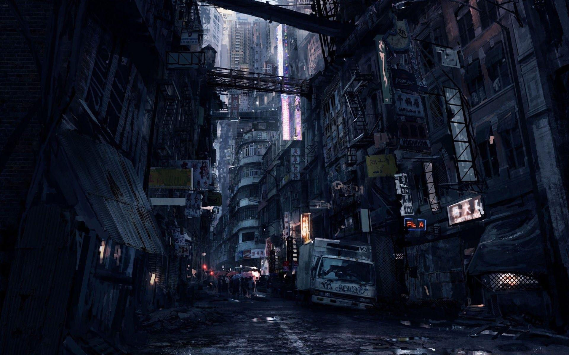 Wallpaper #ogAj7I4BSdW8dNou9xPC34 Cyberpunk Street Wallpapers Top Nhung Hinh Anh Dep