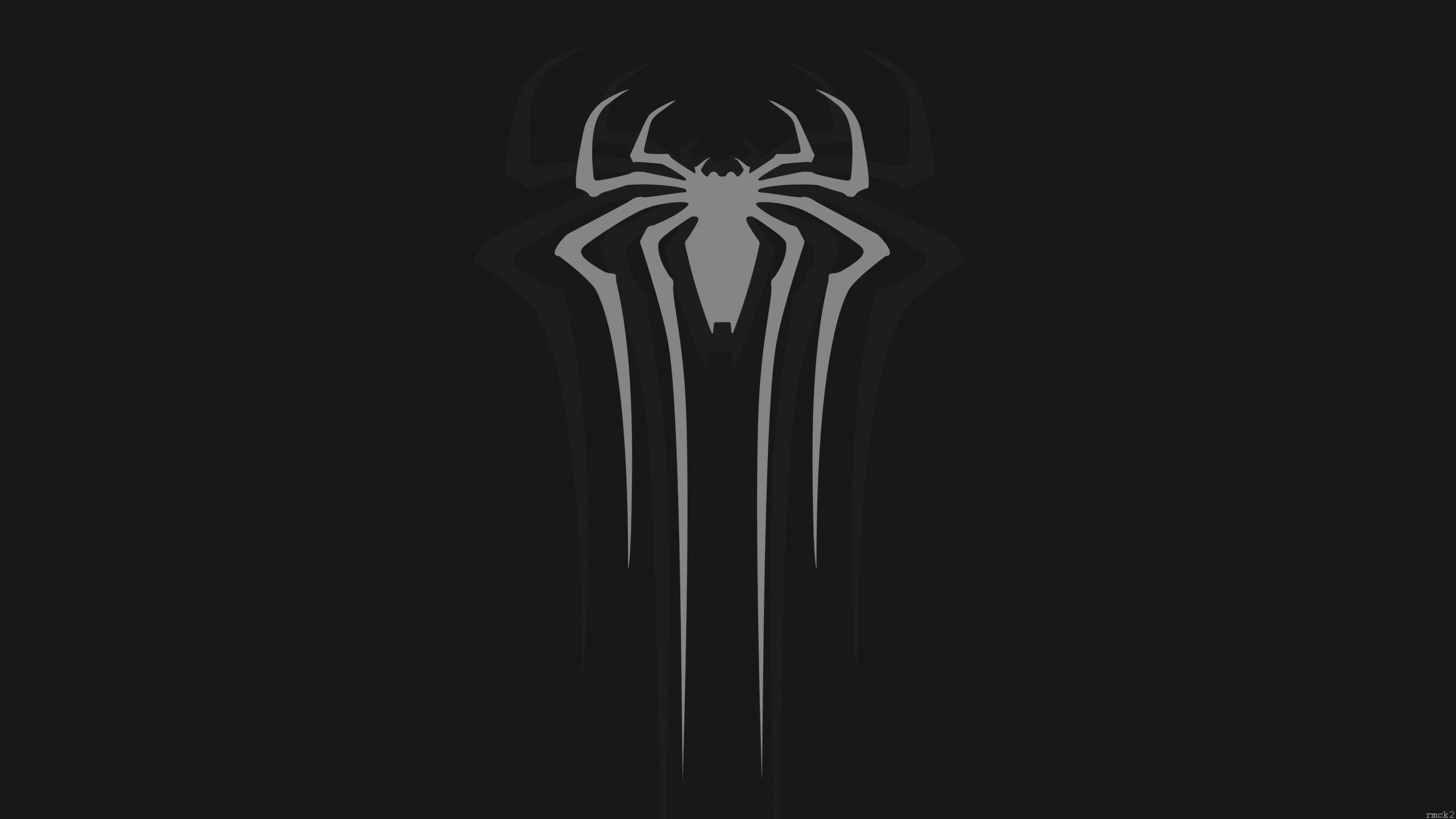 Wallpaper #E1hRNJMBzN9vxX34JjyZ362 Black and White Spiderman Logo