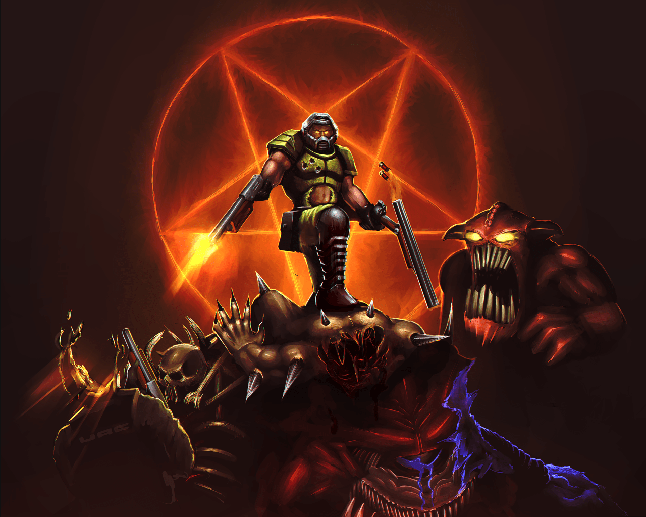 Wallpaper #qGcACpMBSpphPi3-2dI661 Doom 2 Wallpapers Top Free Doom 2 Backgrounds Wallpaperaccess