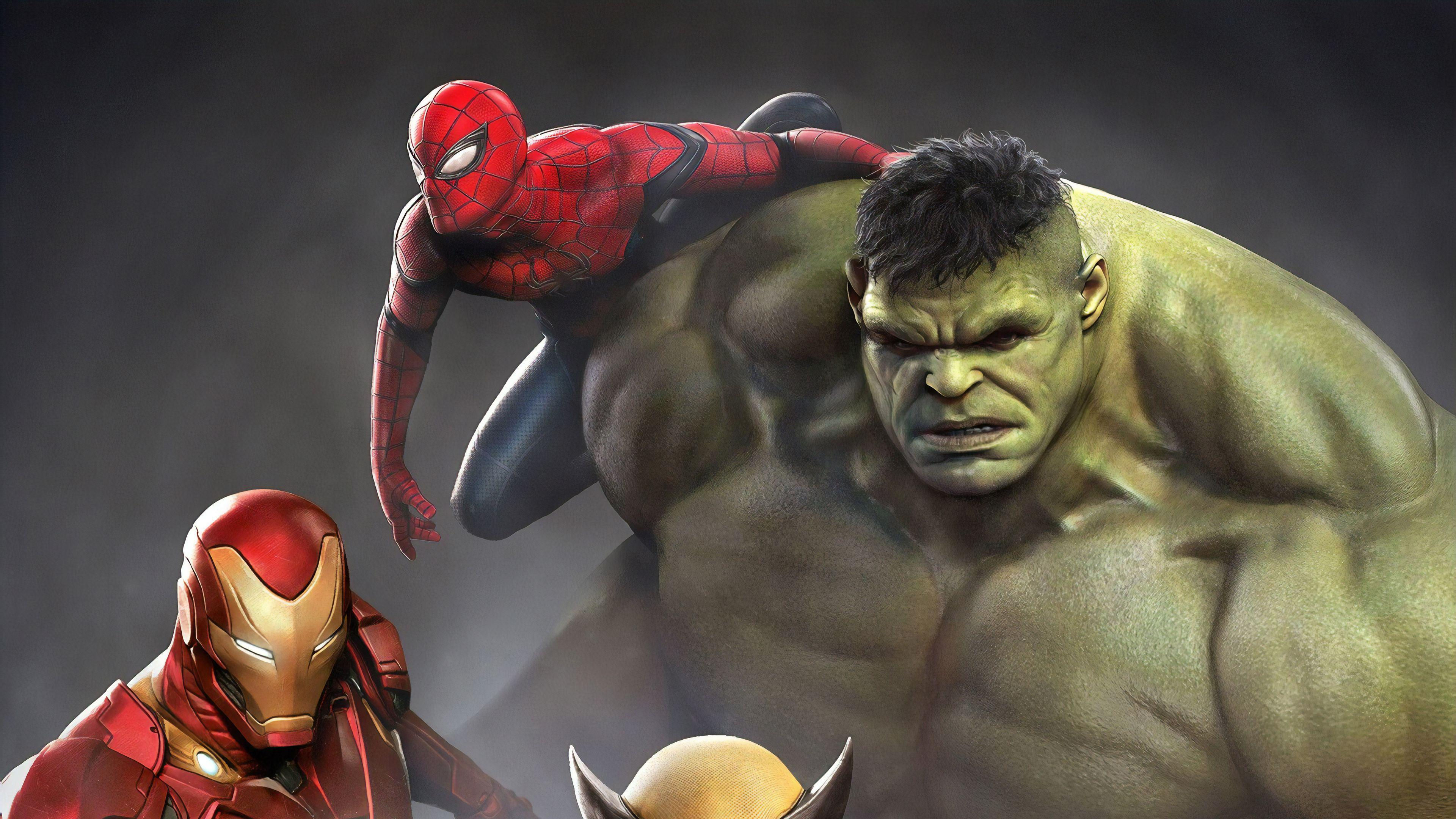 Wallpaper #lX0F9Y4Bnwiau_P6KBEk43 Introducir 120 Imagen Hulk Y Spiderman Amigos Abzlocalmx