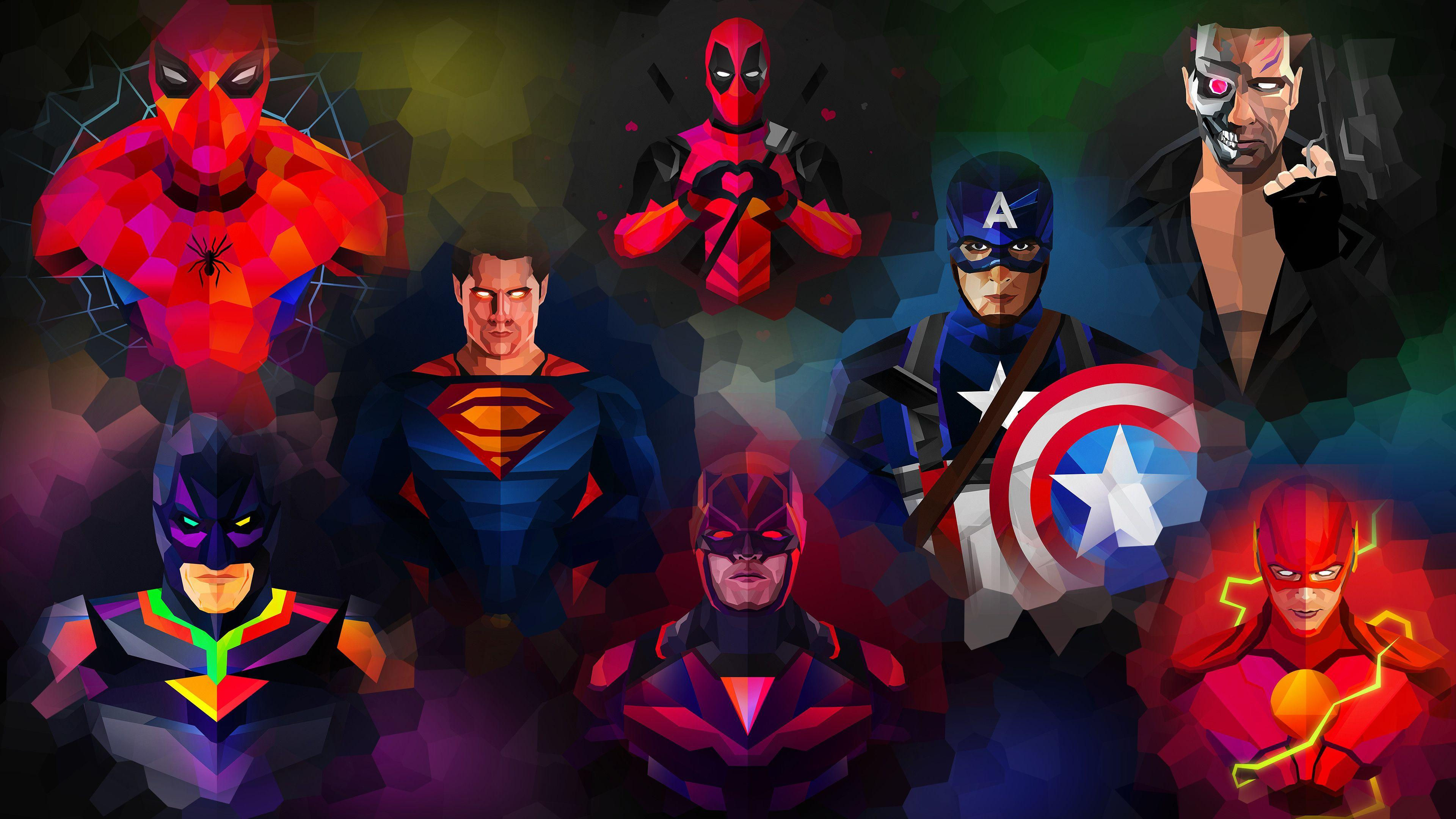 Wallpaper #7ABC7 50 Awesome Superhero Wallpapers Wallpapersafaricom