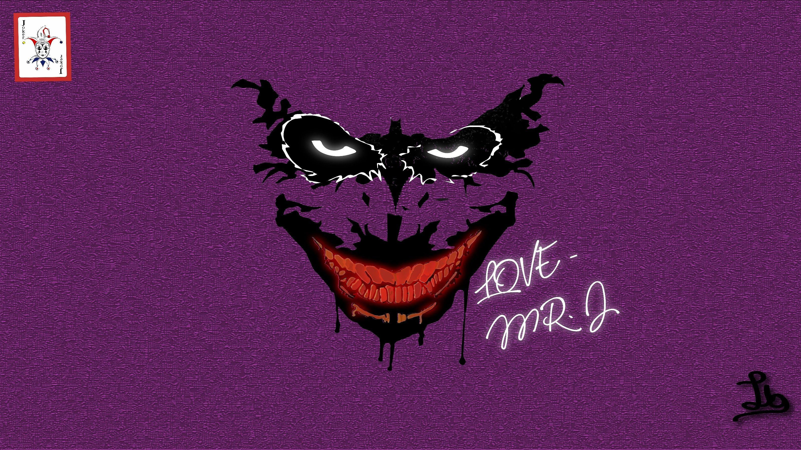 Wallpaper #vUXflI4B7YBJg1BVM58J24 The Joker's🃏 Sinister Grin