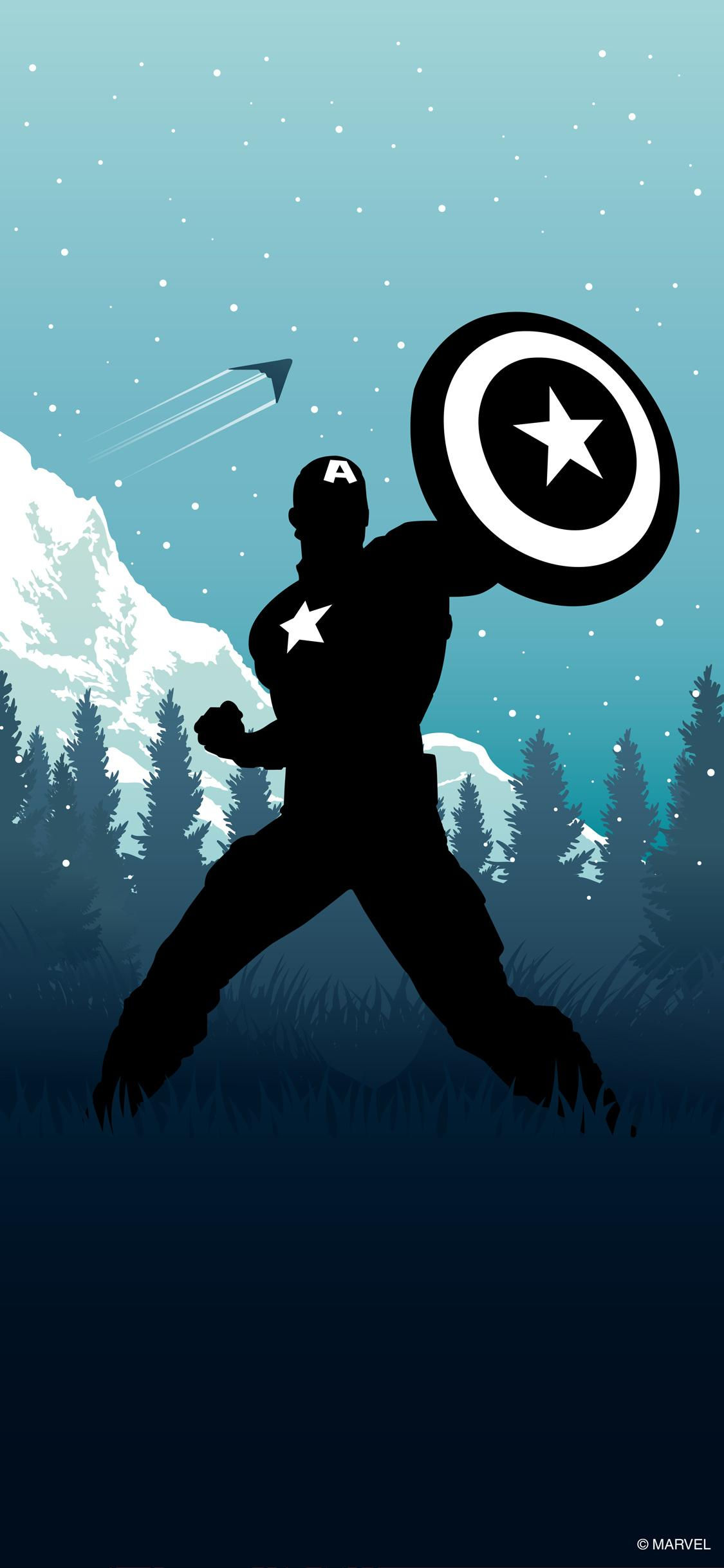 Wallpaper #LXQJxo4B_8f4nGFaGnEF36 Captain America Minimal Wallpapers Wallpaper Cave