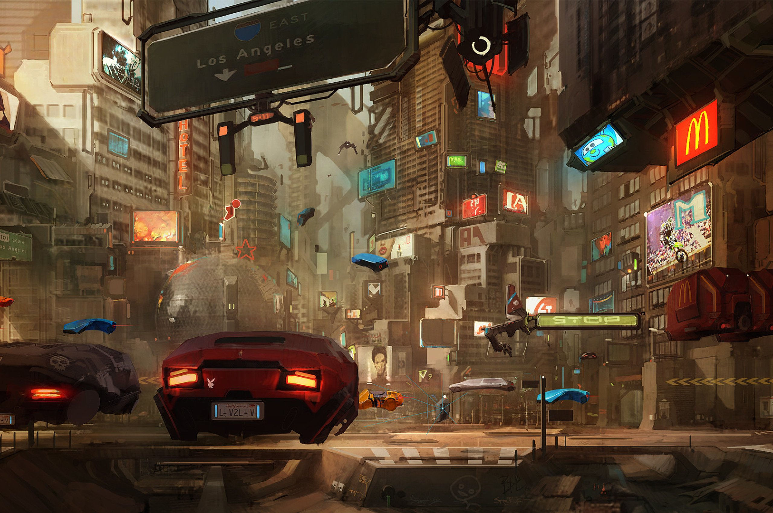 Wallpaper #51e6c The World of Cyberpunk 2077 Concept Art World