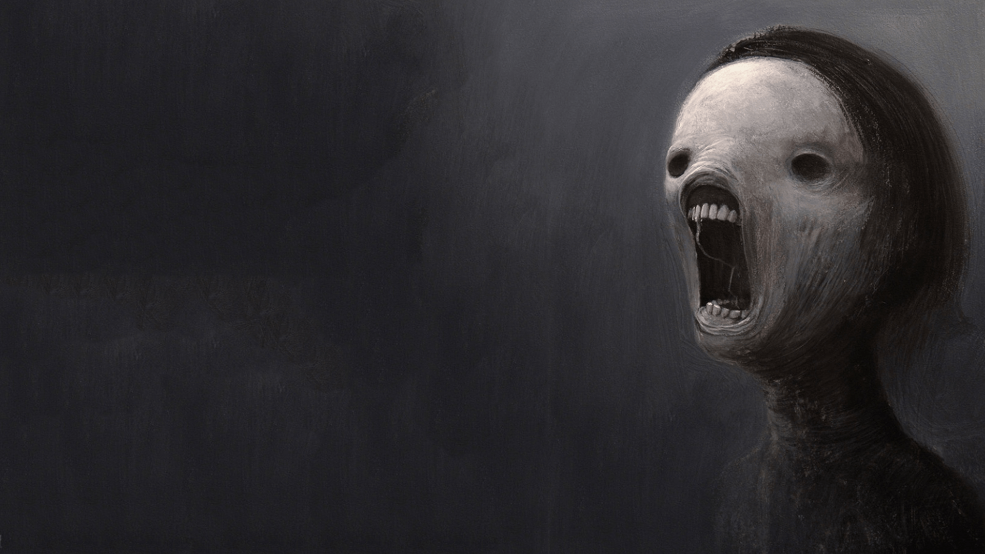 Wallpaper #3421C Wallpaper Horror Face