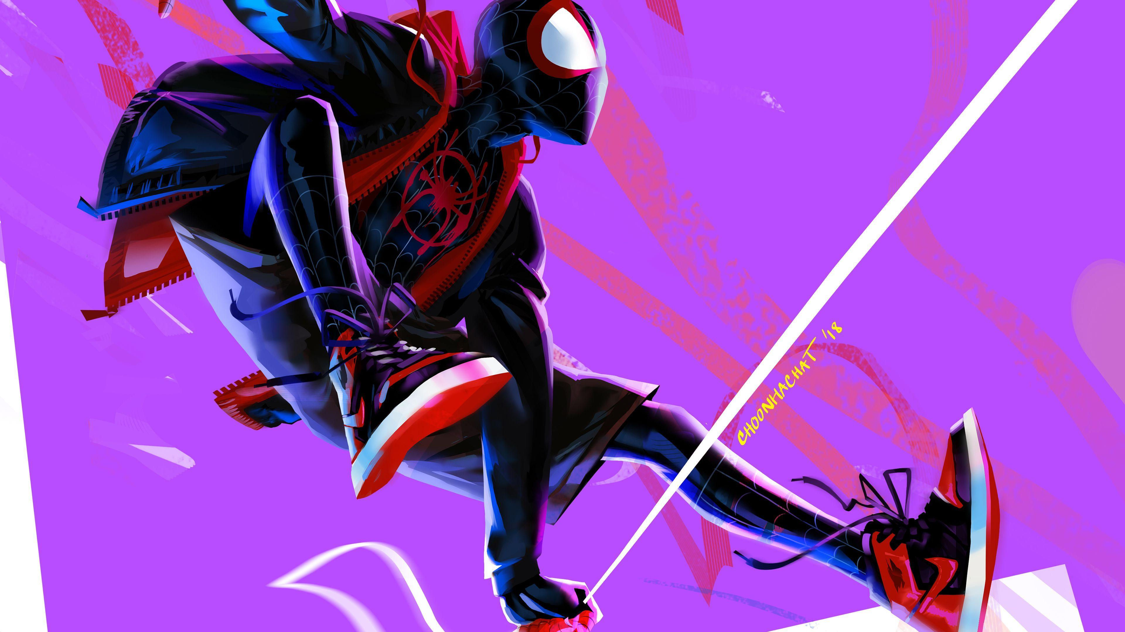 Wallpaper #aVhnNJMBzN9vxX345DyF152 Top 191 Miles Morales into the Spider Verse Wallpaper