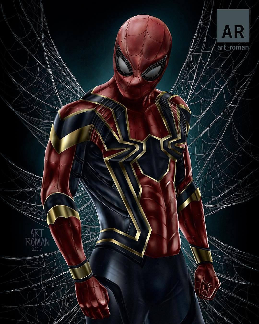 Wallpaper #aX1H8o4Bnwiau_P6awuY14 Spider Man Iron Spider Wallpapers Wallpaper Cave