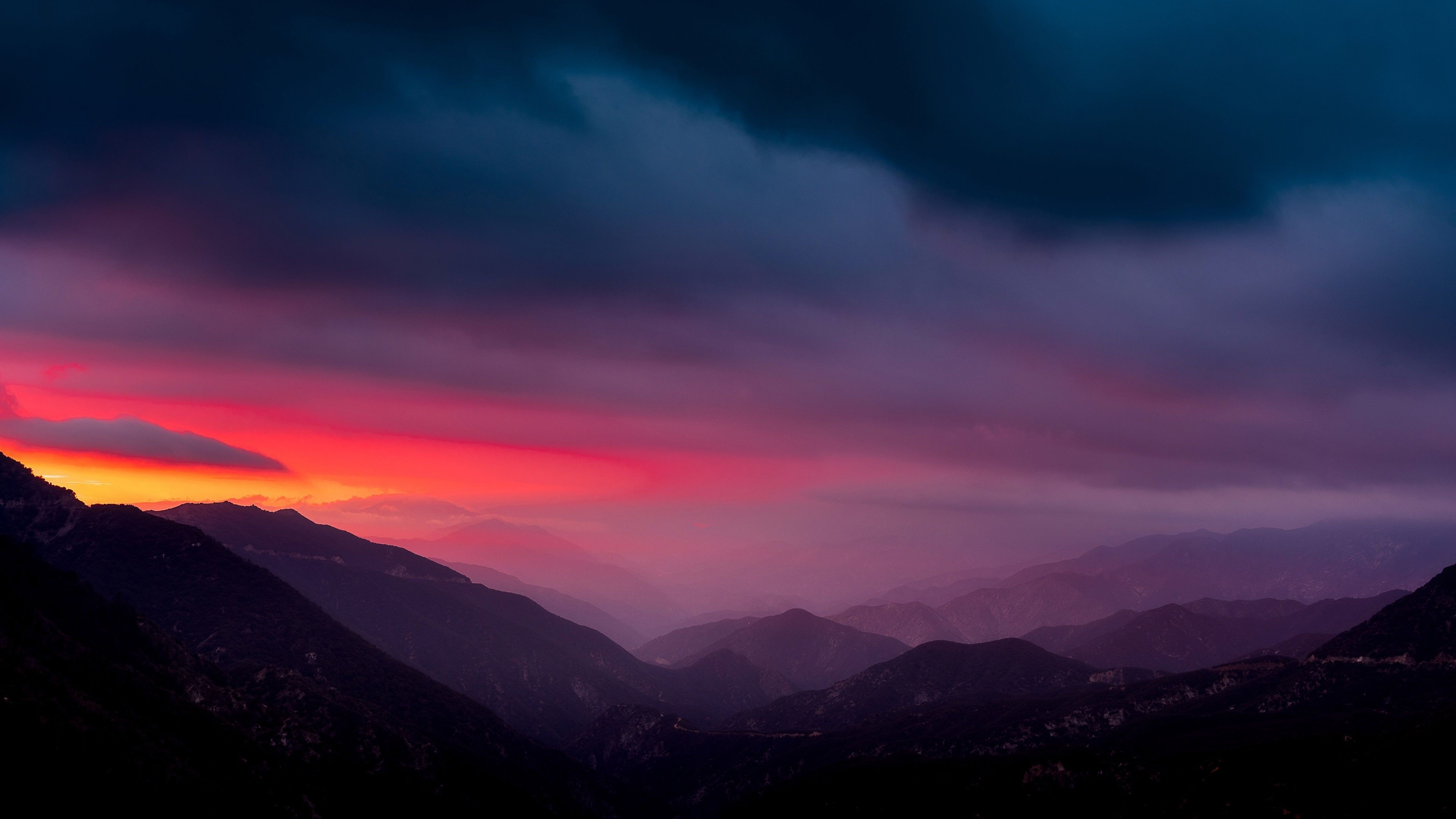 Wallpaper #riwuSpMB0E1QgA7wM_Vp70 Mountain Sunset 4K Wallpapers Wallpaper Cave