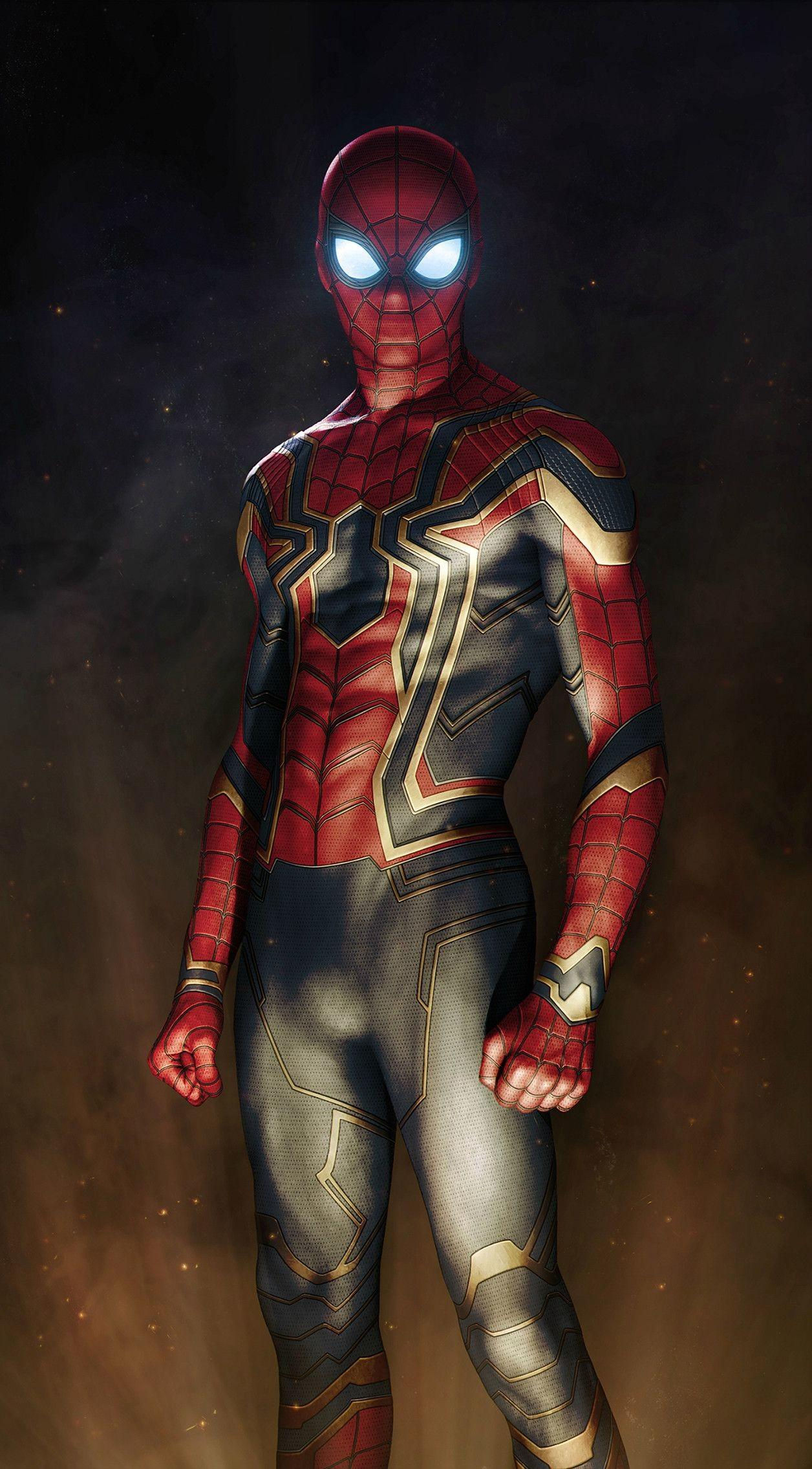 Wallpaper #8HRuwo4B_8f4nGFa4m4i28 Iron Spider Man Android Wallpapers Wallpaper Cave