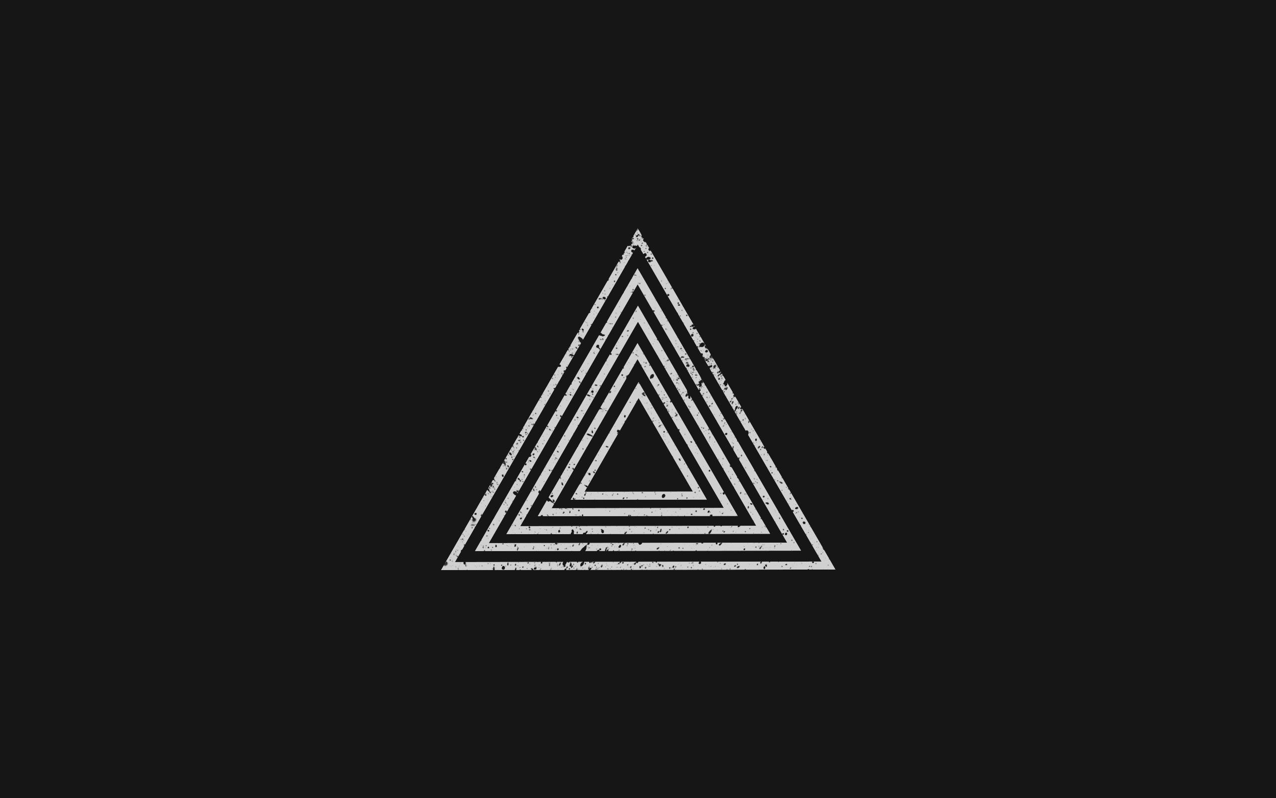 Wallpaper #QWeX9JIBSpphPi3-SXul31 Minimalism Geometry Black Background Triangle HD Wallpaper