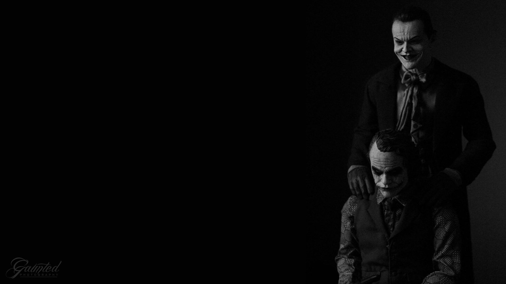 Wallpaper #amcZ_pIBSpphPi3-8J4h82 Joker Heath Ledger Batman the Dark Knight 1080p Black Background