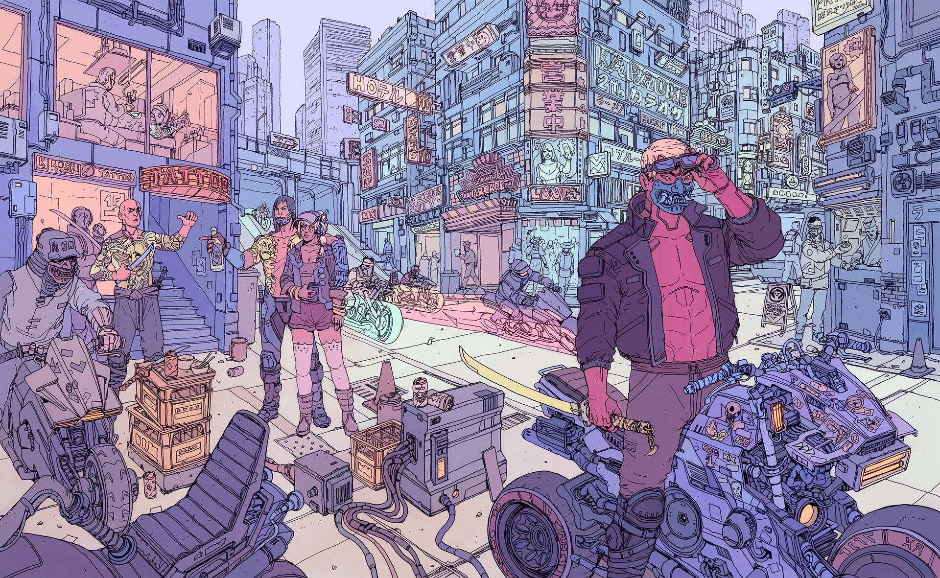 Wallpaper #vRmoAo8BtGB6xQ78u0rK38 Artwork Science Fiction Futuristic Futuristic City Josan Gonzalez