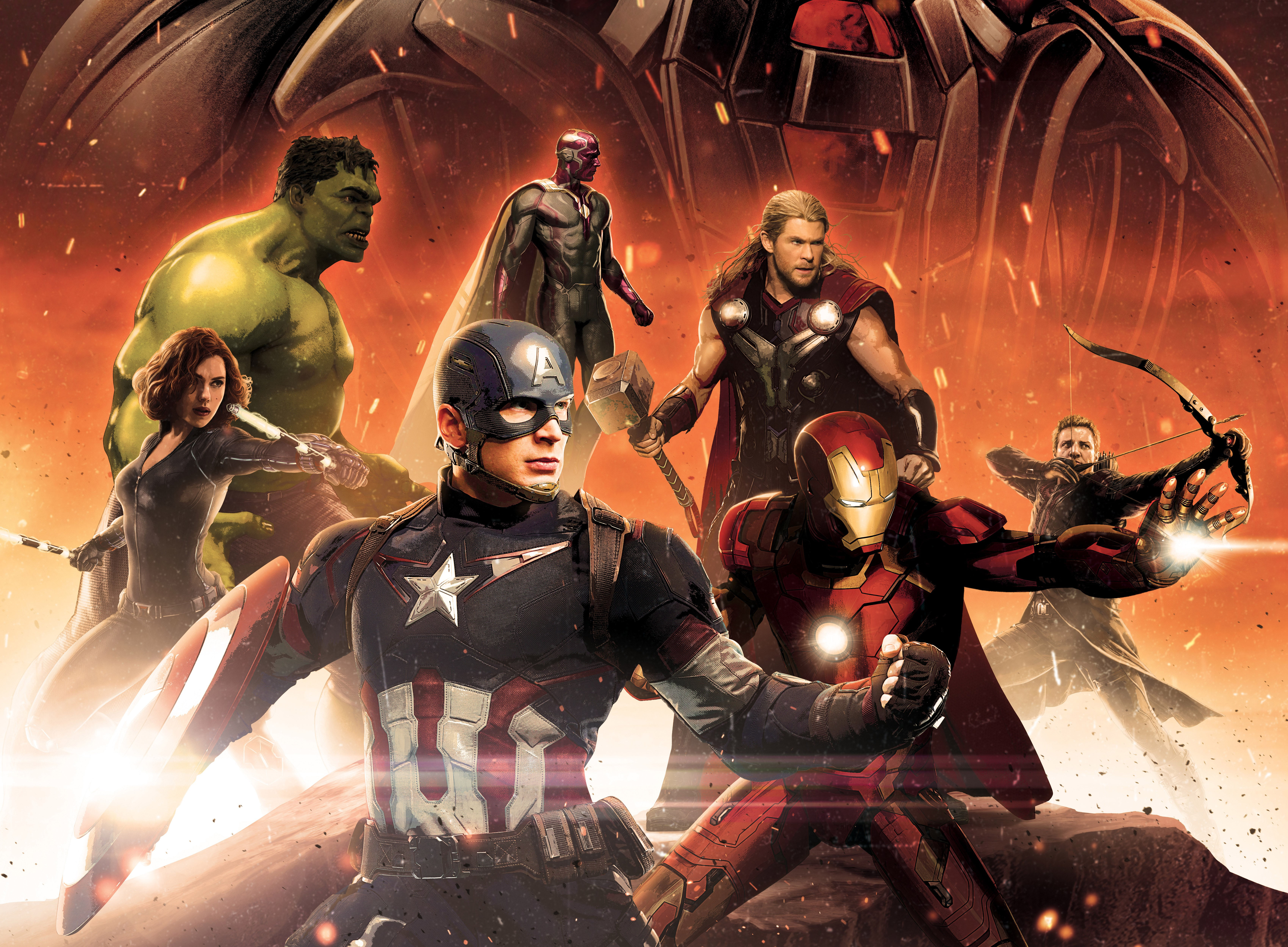 Wallpaper #zRmiOY8BtGB6xQ78fKro55 Wallpaper Id 46596 Avengers HD 4K 5K Hulk Iron Man Captain