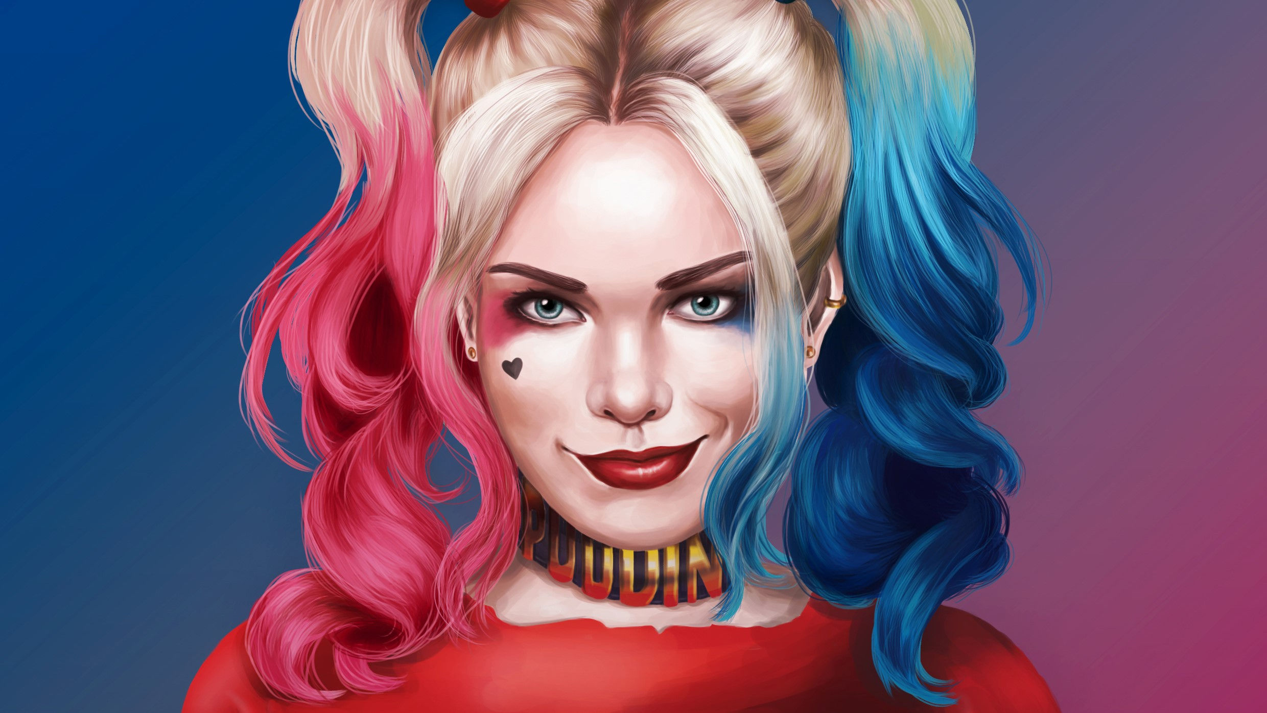 Wallpaper #YWcr-5IBSpphPi3-CZPD168 Harley Quinn Artwork HD Artist Digital Art Superheroes HD Wallpaper