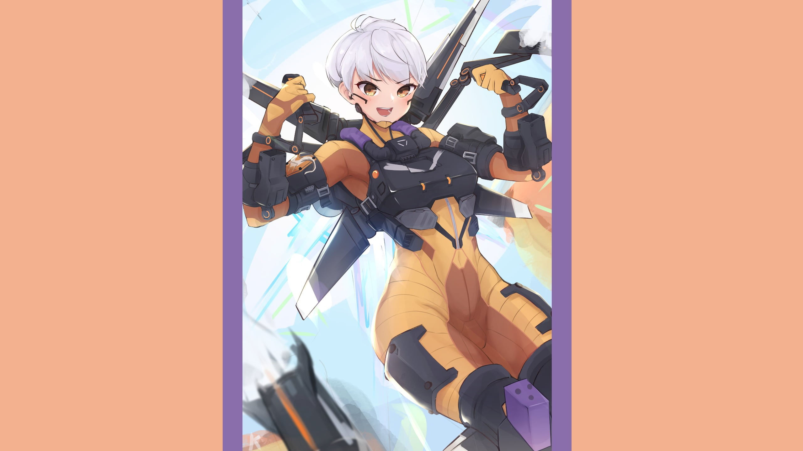 Wallpaper #DWiEHJMBSpphPi3-mCPu324 2k White Hair Valkyrieapex Legends Apex Legends Anime HD Wallpaper