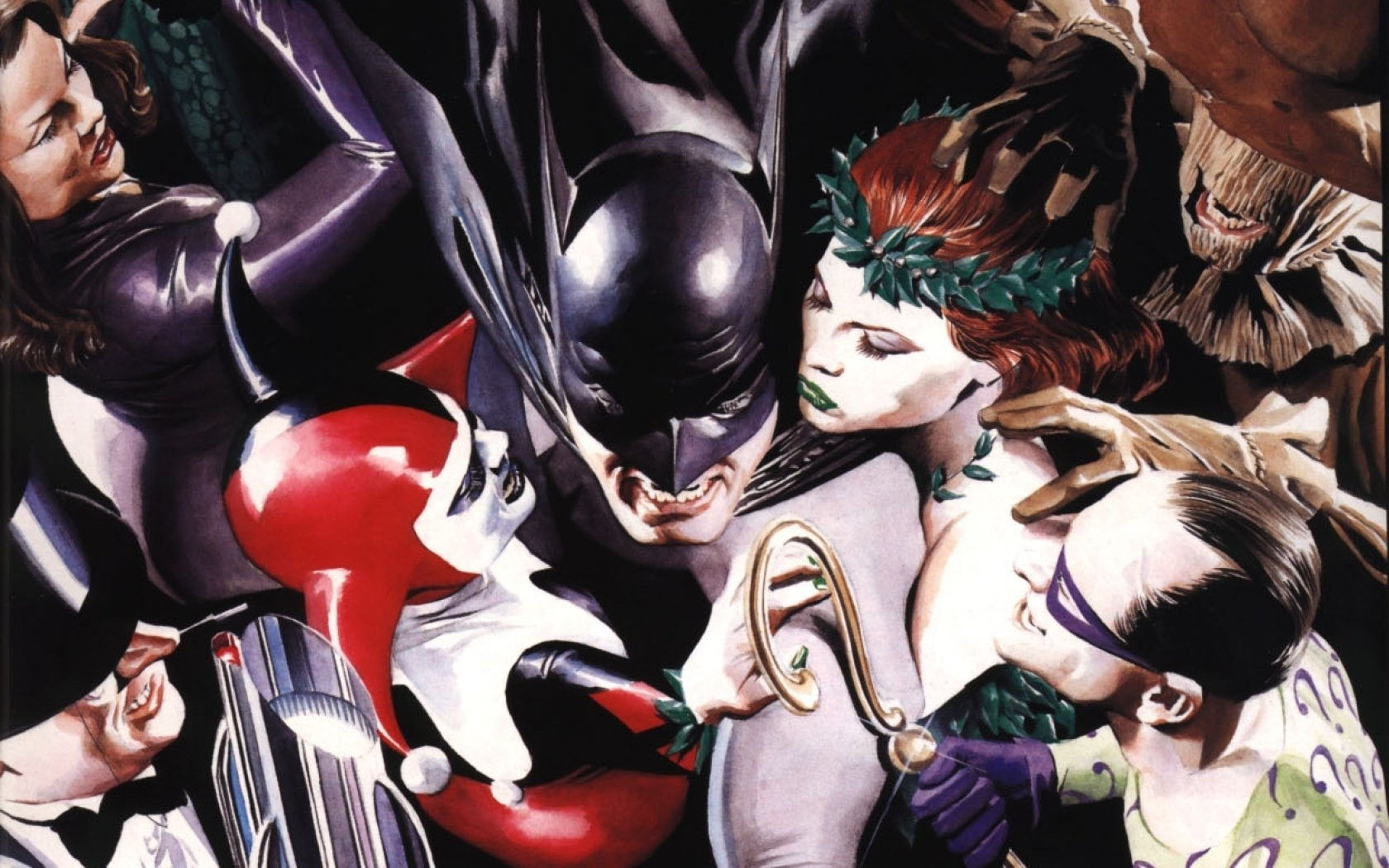 Wallpaper #QwNXY5MBpyOg8YnEYtWo236 720p Joker Harley Quinn Robin DC Comics Catwoman the Riddler