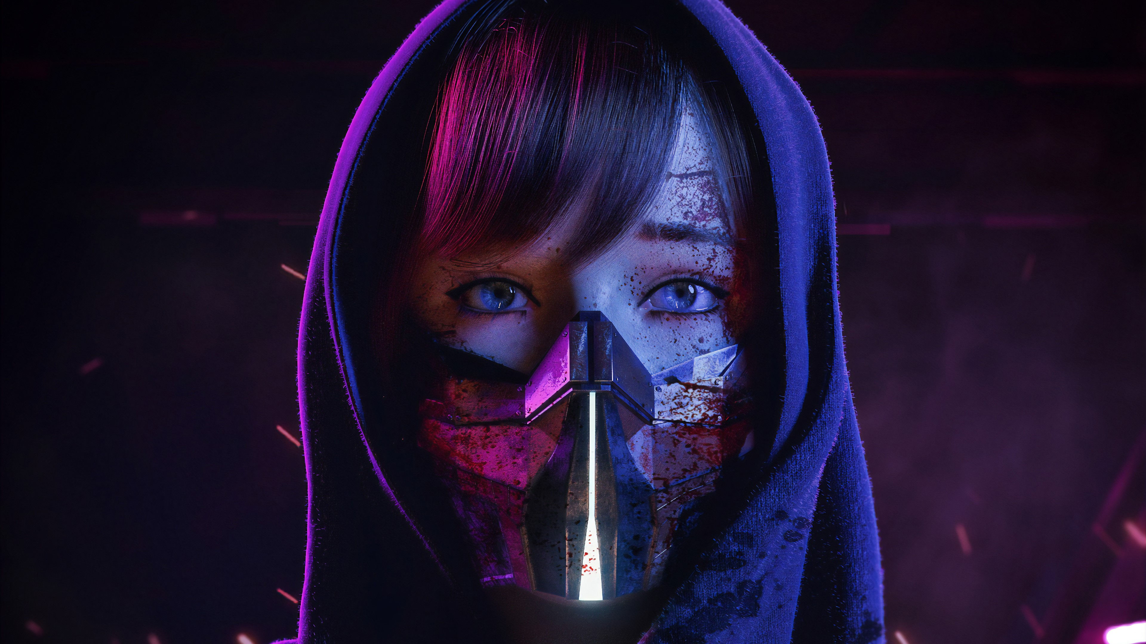 Wallpaper #HUWRk44B7YBJg1BVEp-u59 Mask Science Fiction HD 4K Deviantart HD Wallpaper