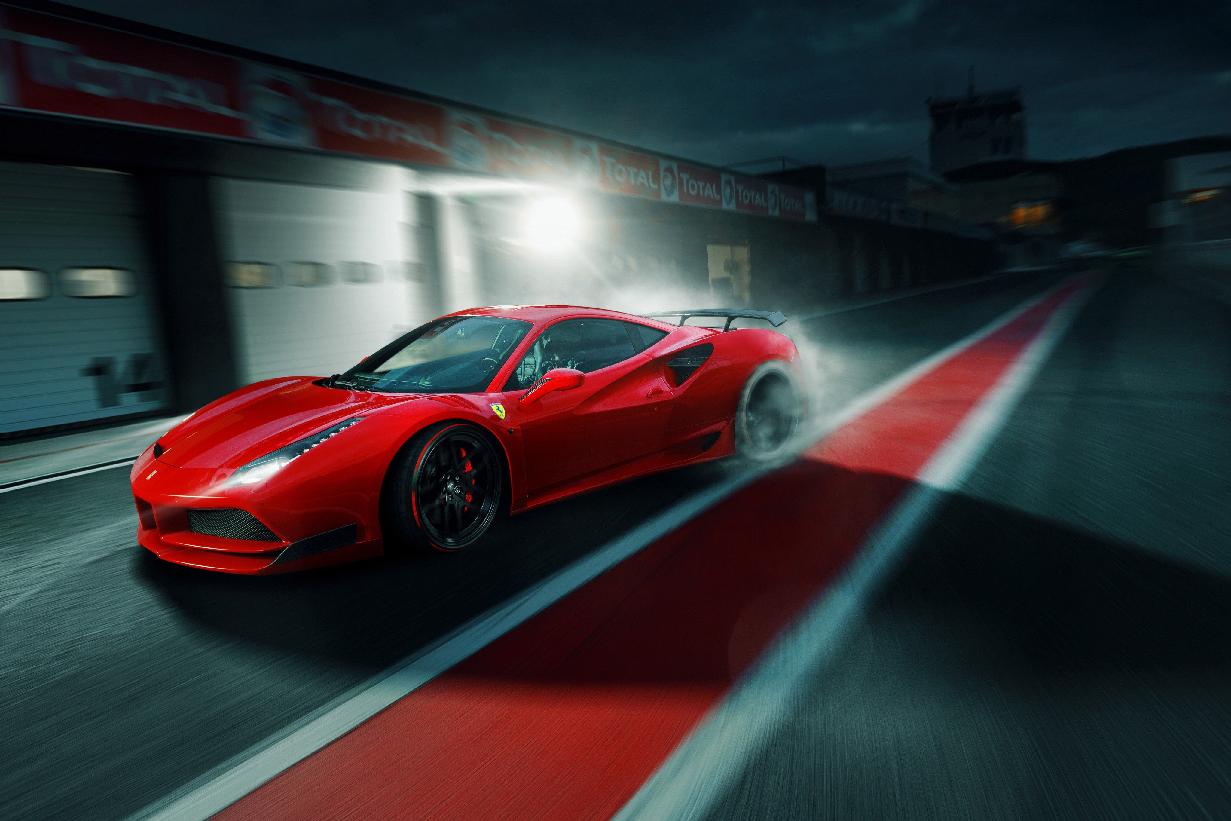 Wallpaper #92dfDZMBSpphPi3-OuTn88 Ferrari 488 Ferrari 488 Pista Ferrari 2017 Cars 4K HD Cars HD